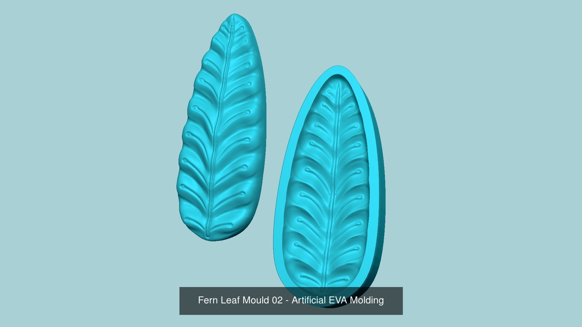 08 Fern Leaf Mould Collection - Artificial EVA Molding _7