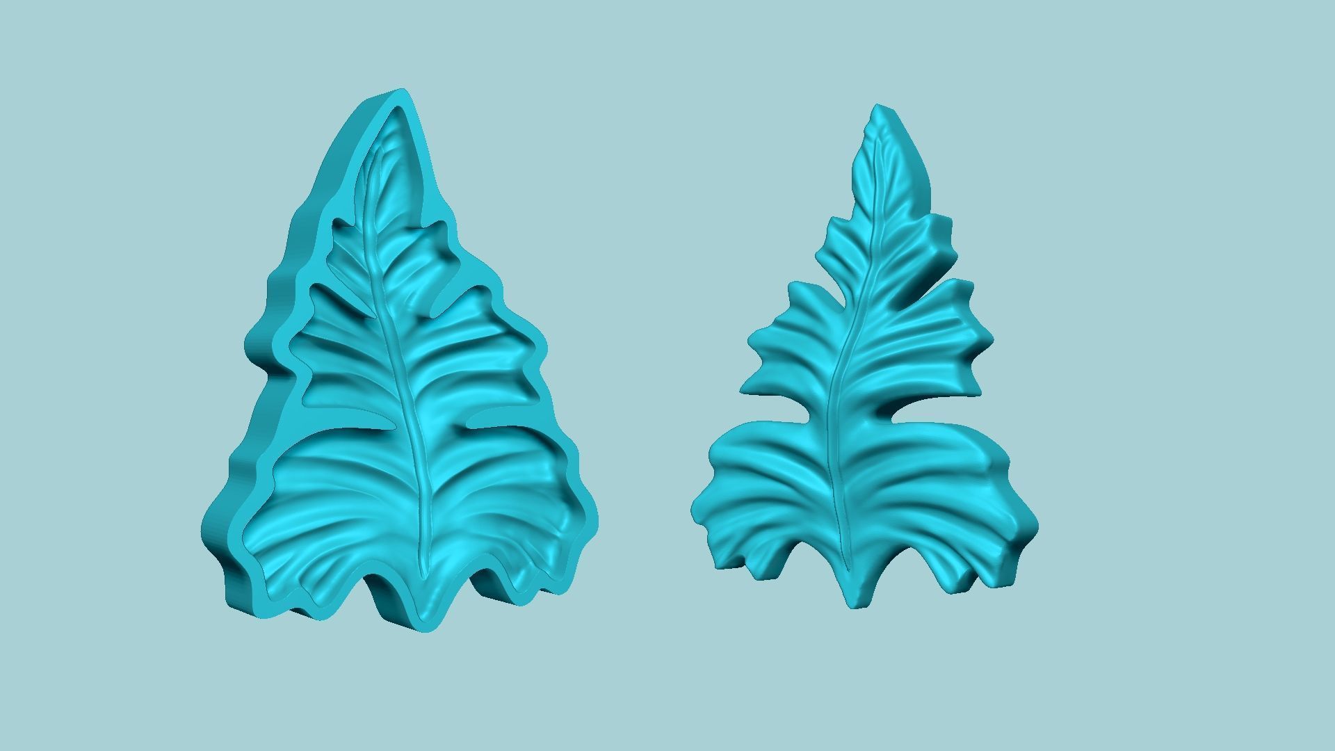 08 Fern Leaf Mould Collection - Artificial EVA Molding _88