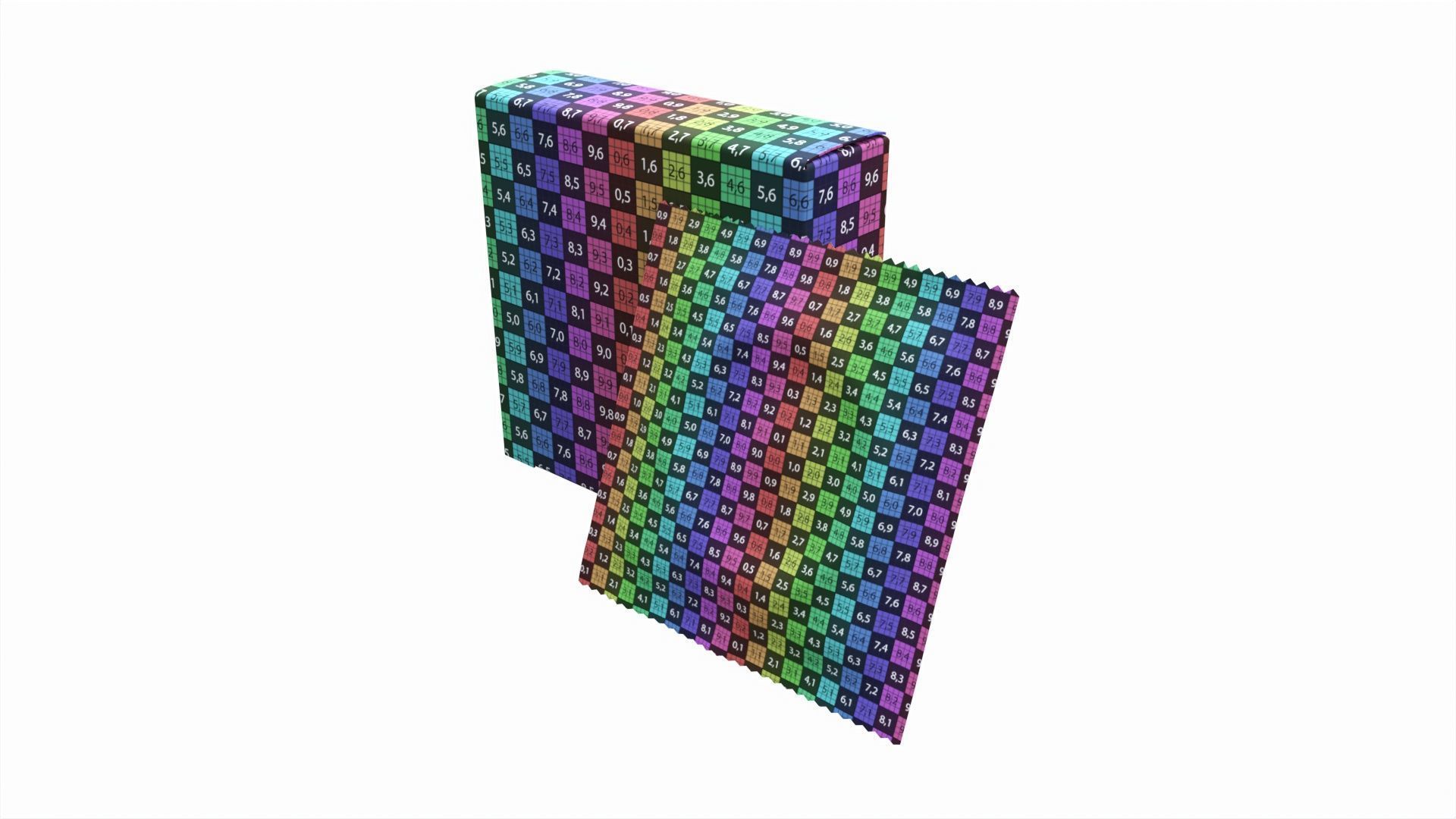 Condom small box with individual package 3D model_9