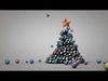 Animated 3D Christmas tree of spheres  3D model_1