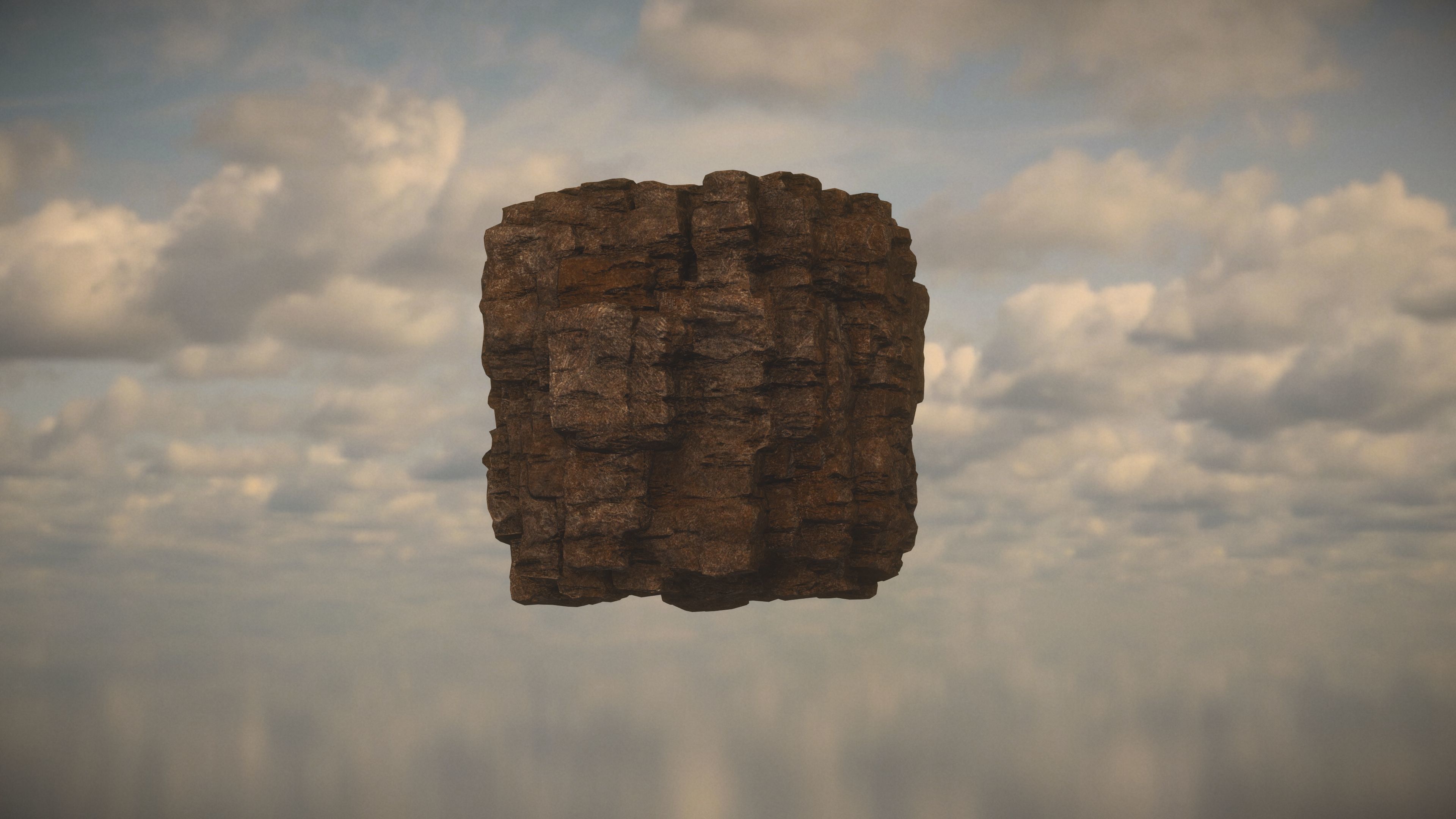 Western Cliffs Low-poly 3D model_8