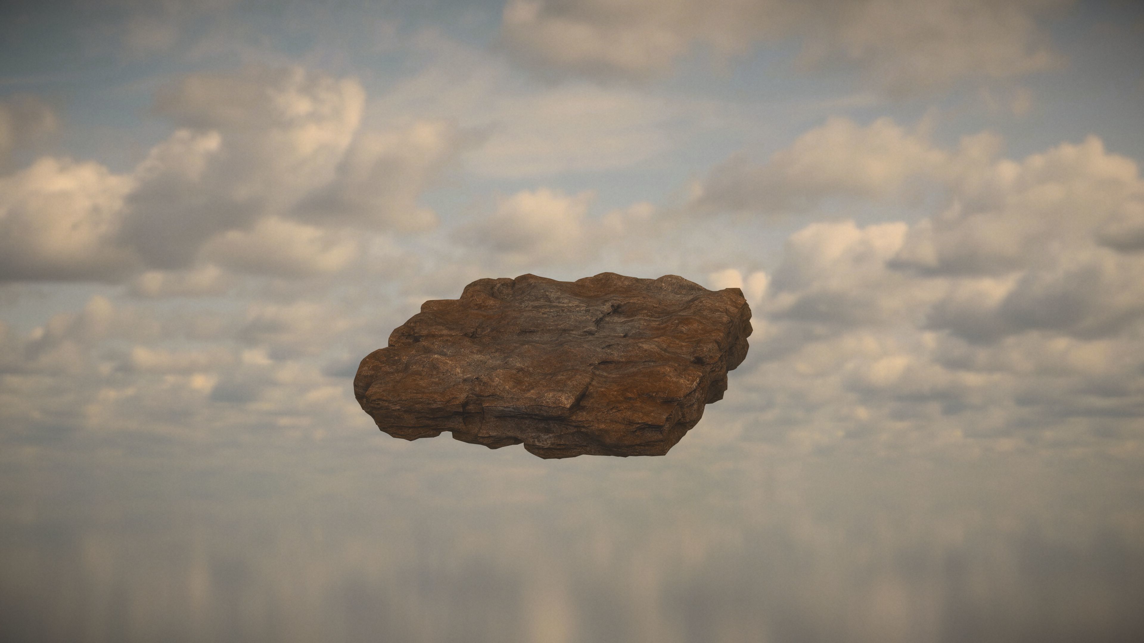 Western Cliffs Low-poly 3D model_13