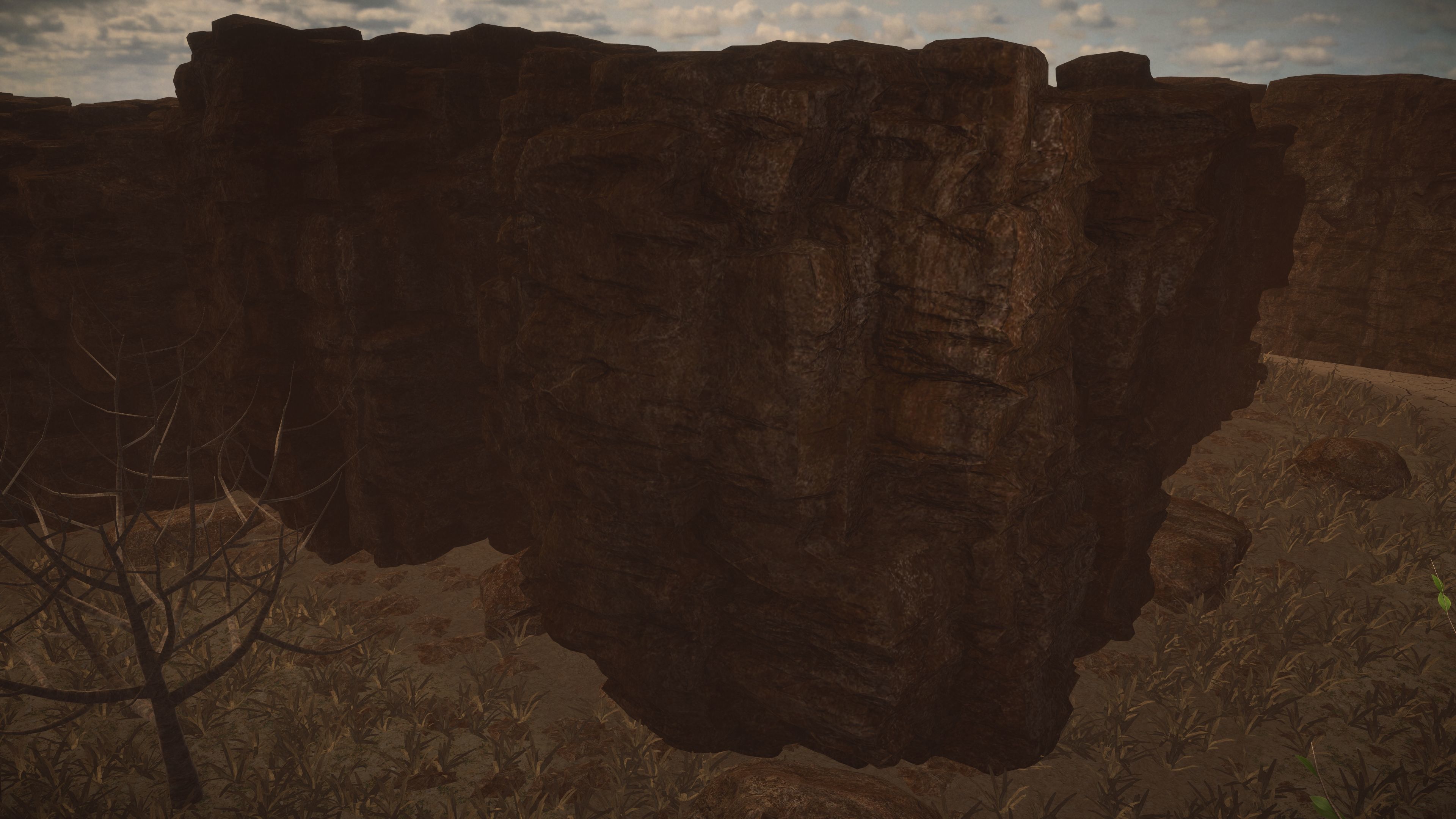 Western Cliffs Low-poly 3D model_16