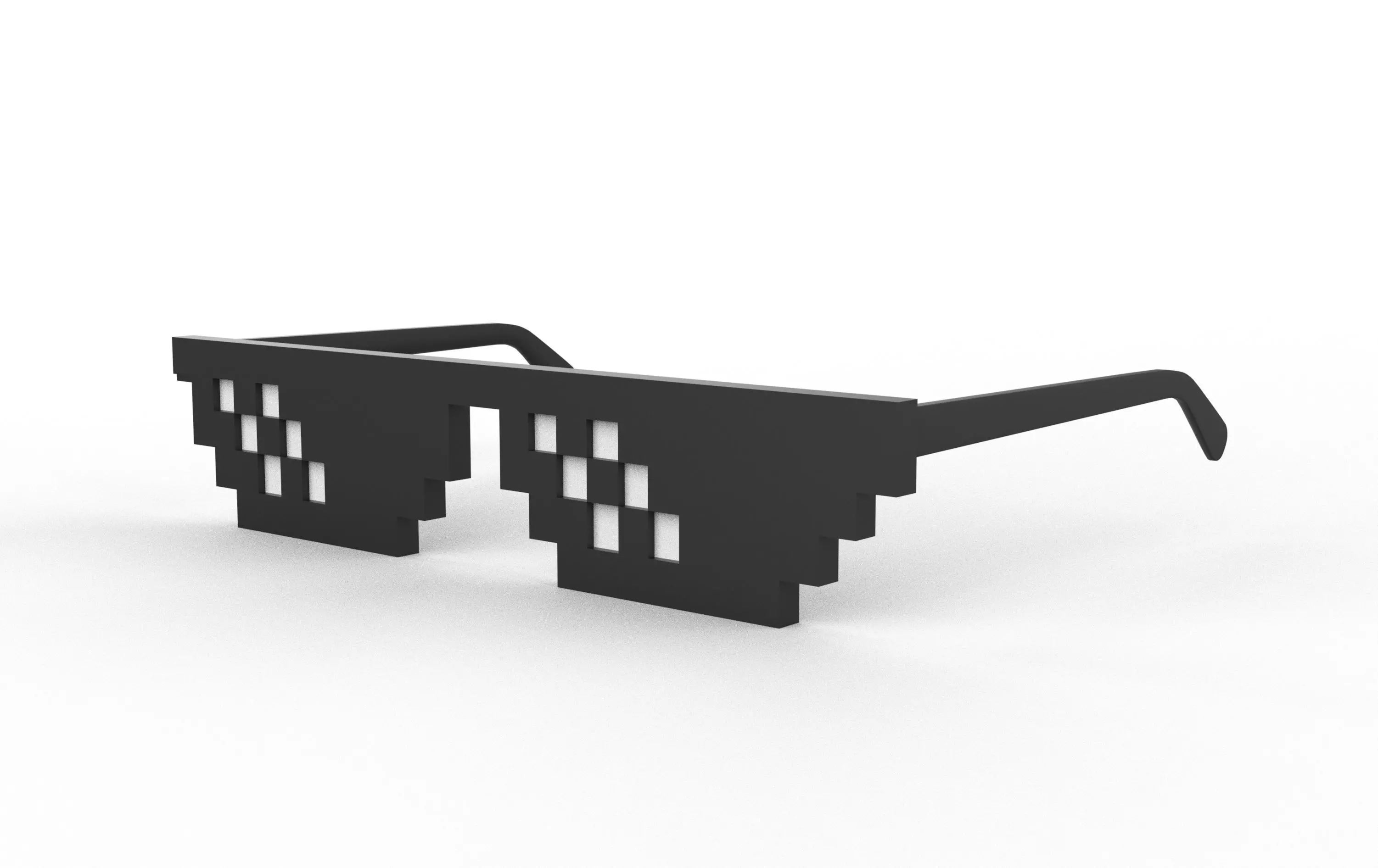 Thug Life Glasses 3D model_0