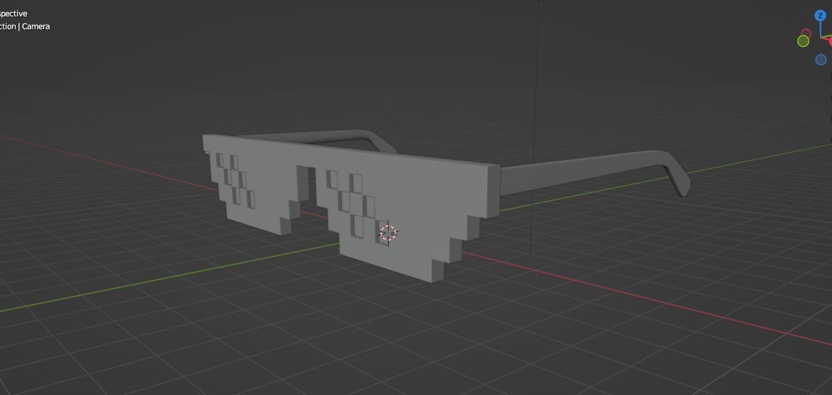 Thug Life Glasses 3D model_9