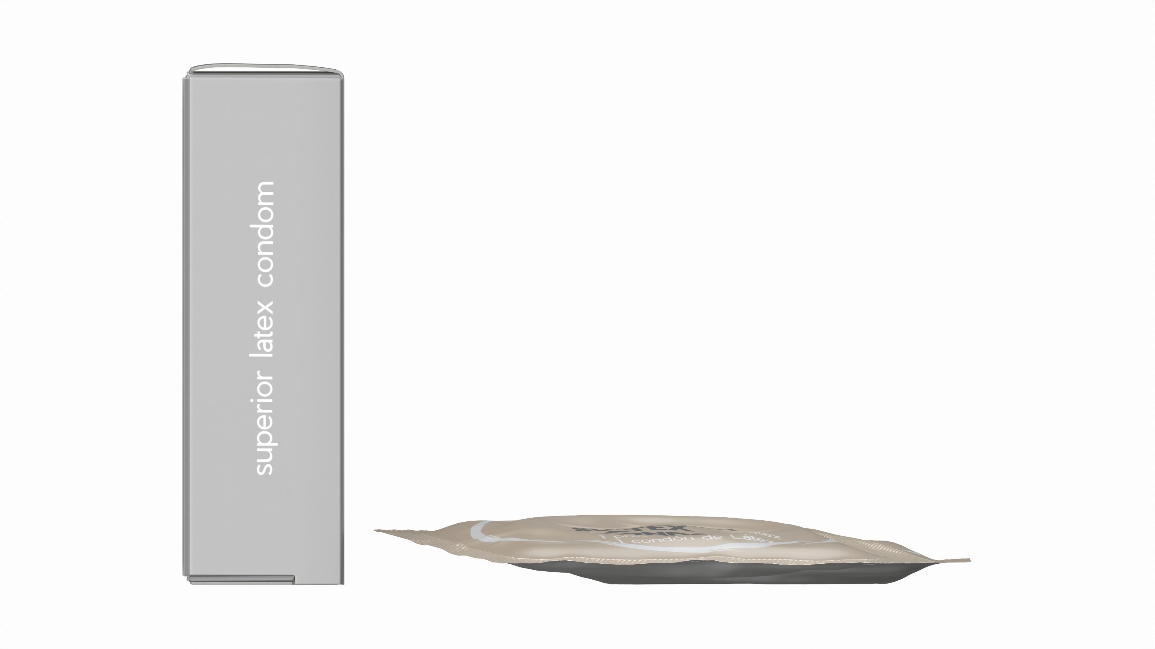 Condom small box with packages 02 3D model_6