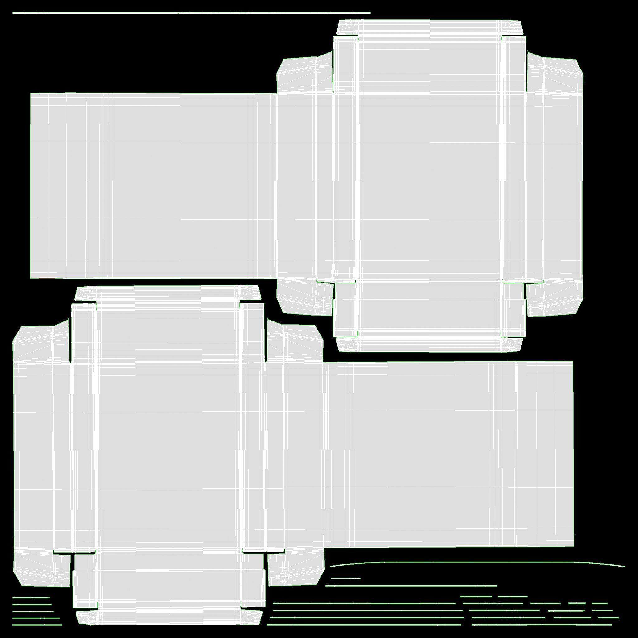 Condom small box with packages 02 3D model_11