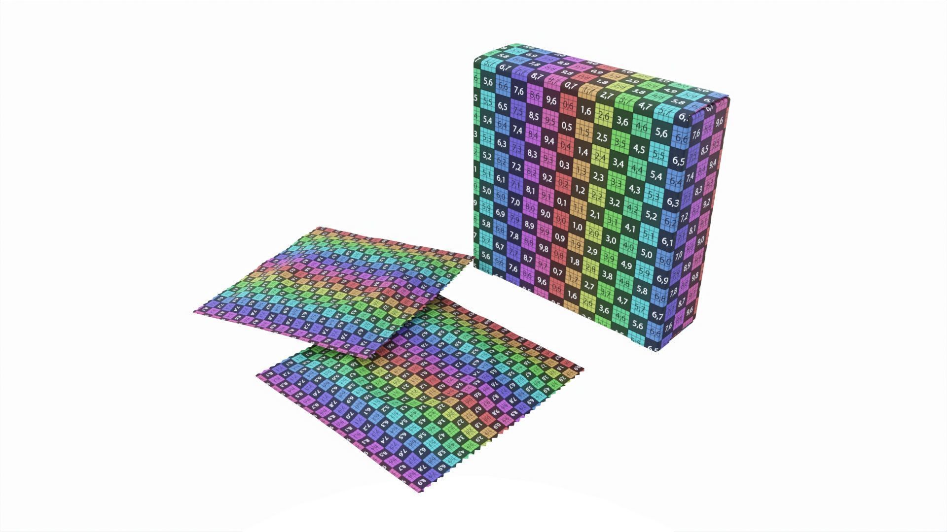 Condom small box with packages 02 3D model_9