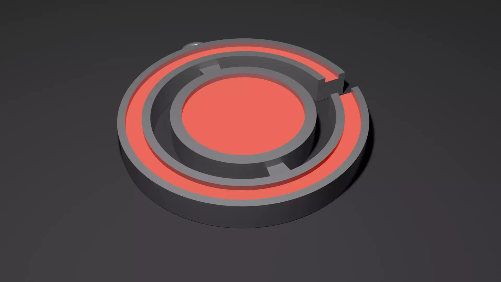 Cyborg keychain 3D print model_0