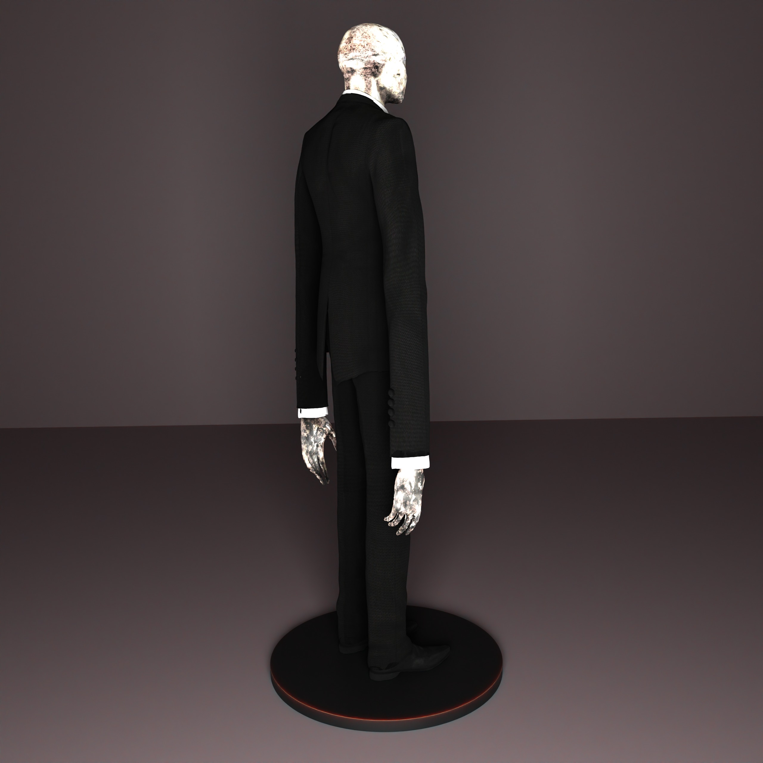 Slender Man 3D print model_6