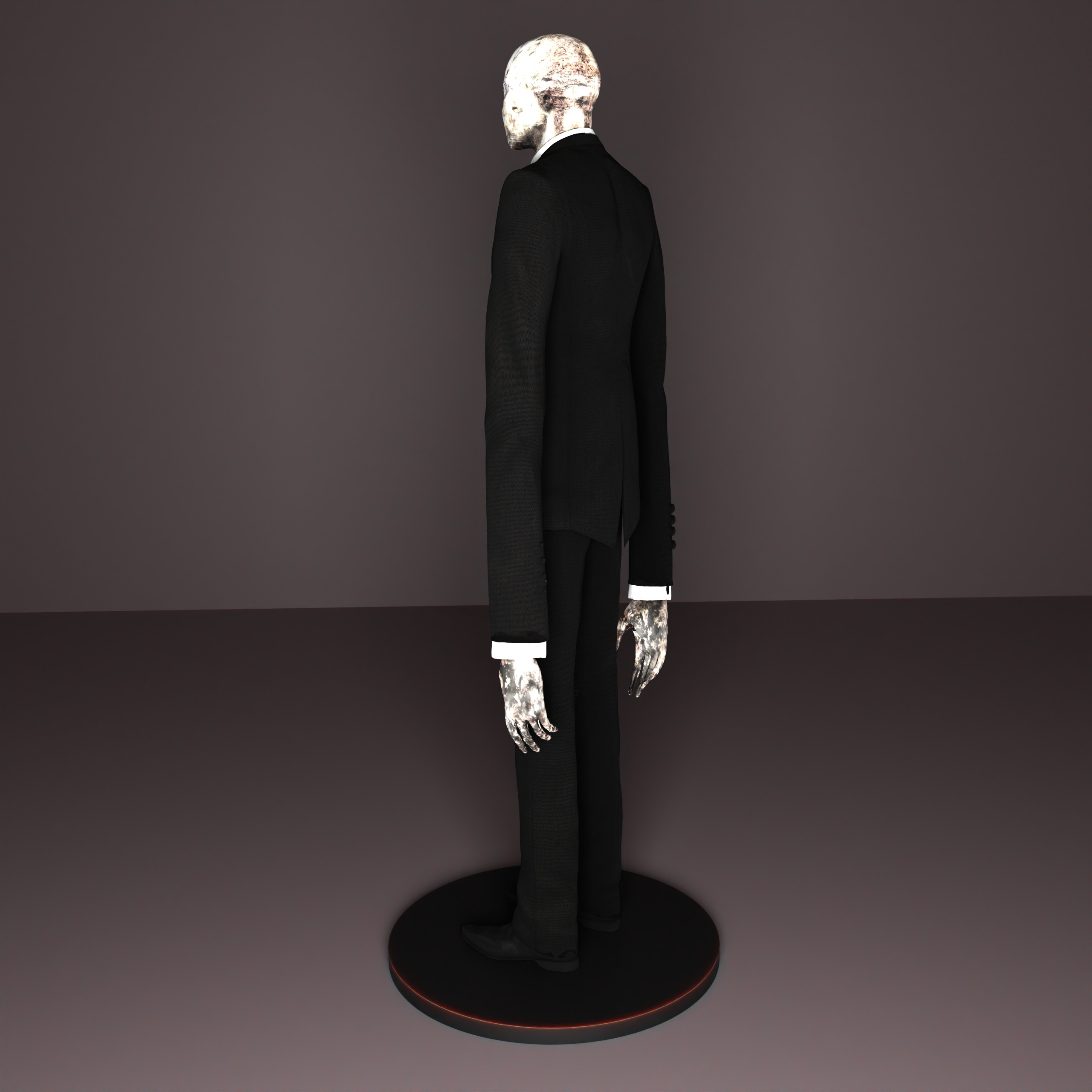 Slender Man 3D print model_2