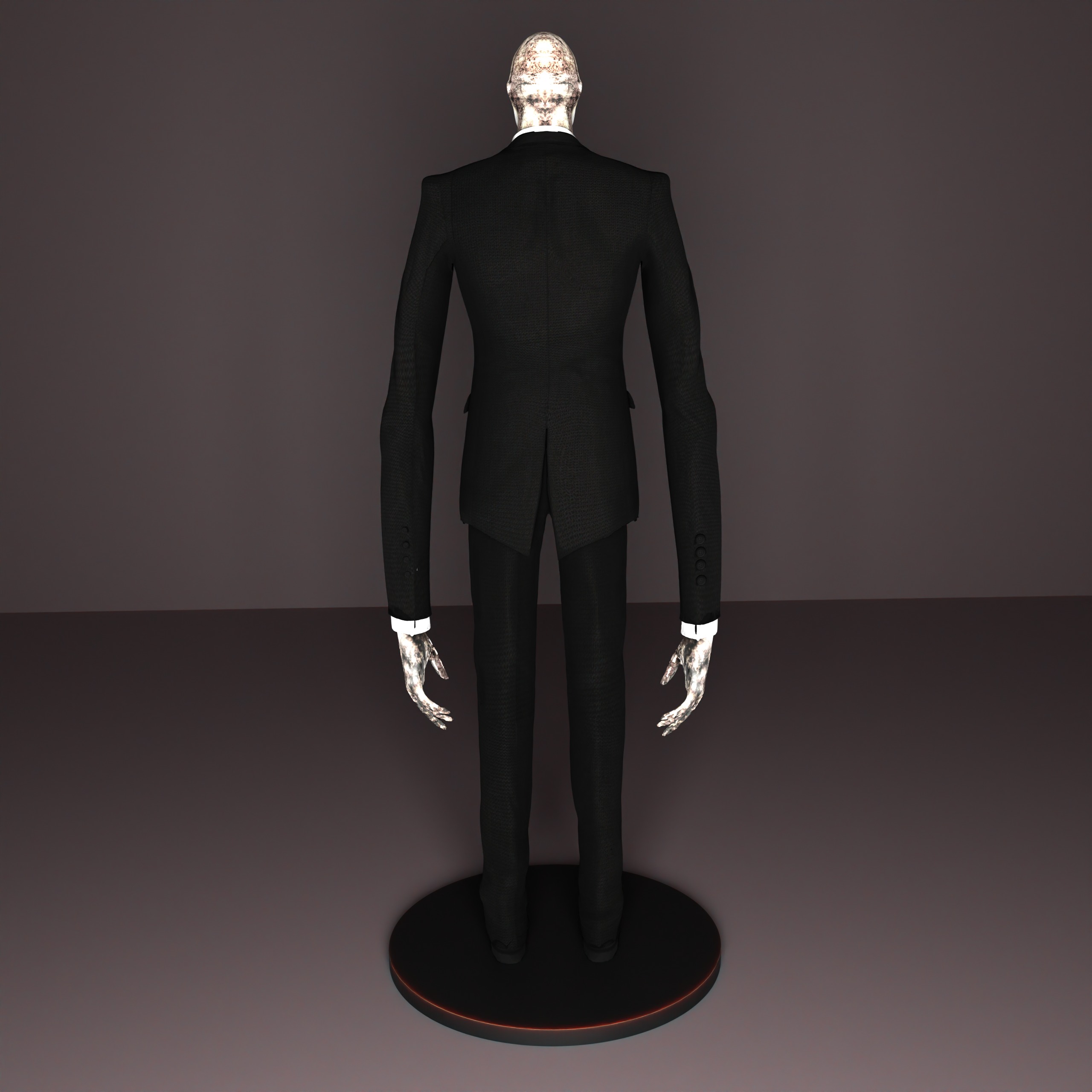 Slender Man 3D print model_4