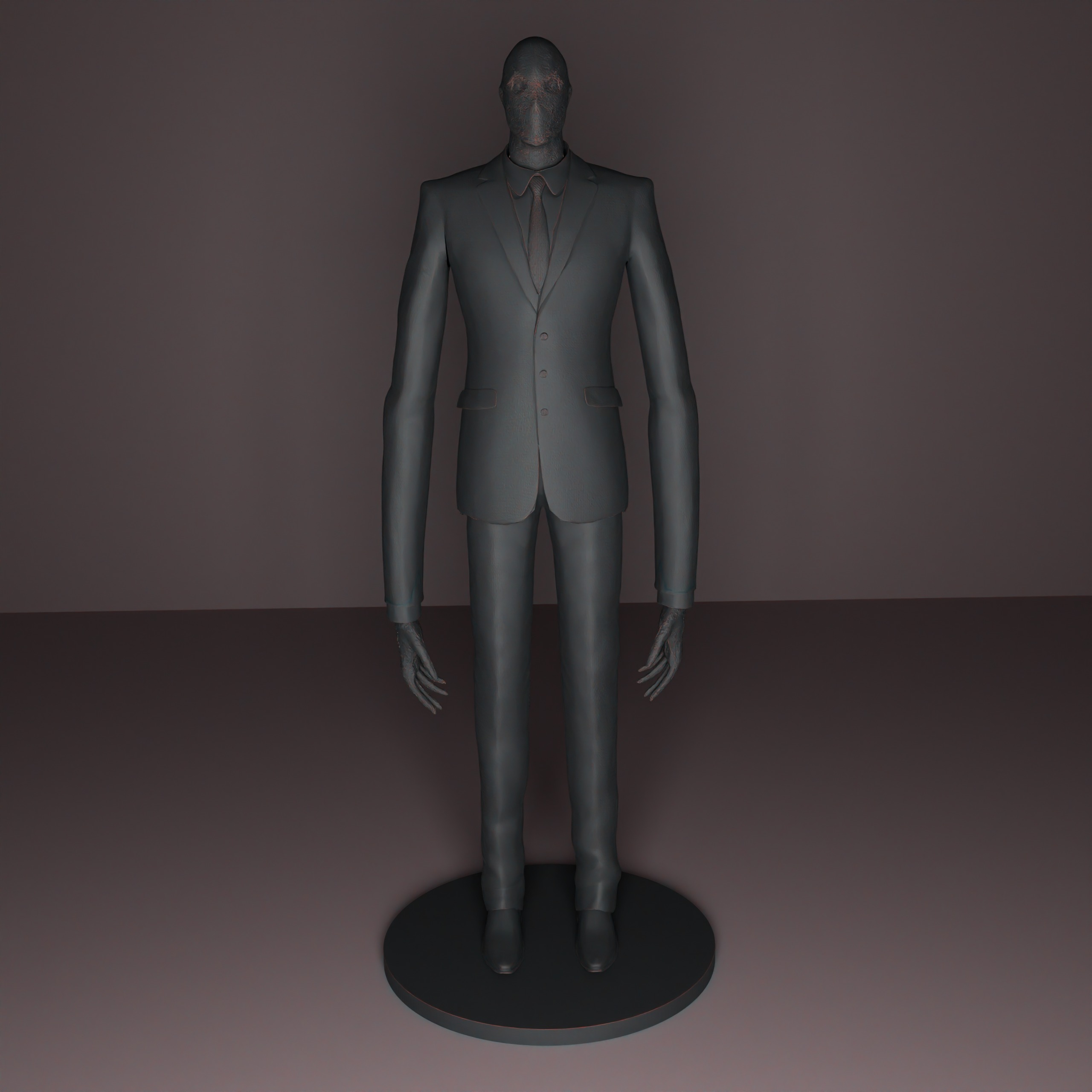 Slender Man 3D print model_1