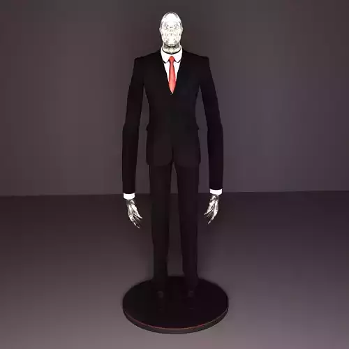 Slender Man 3D print model