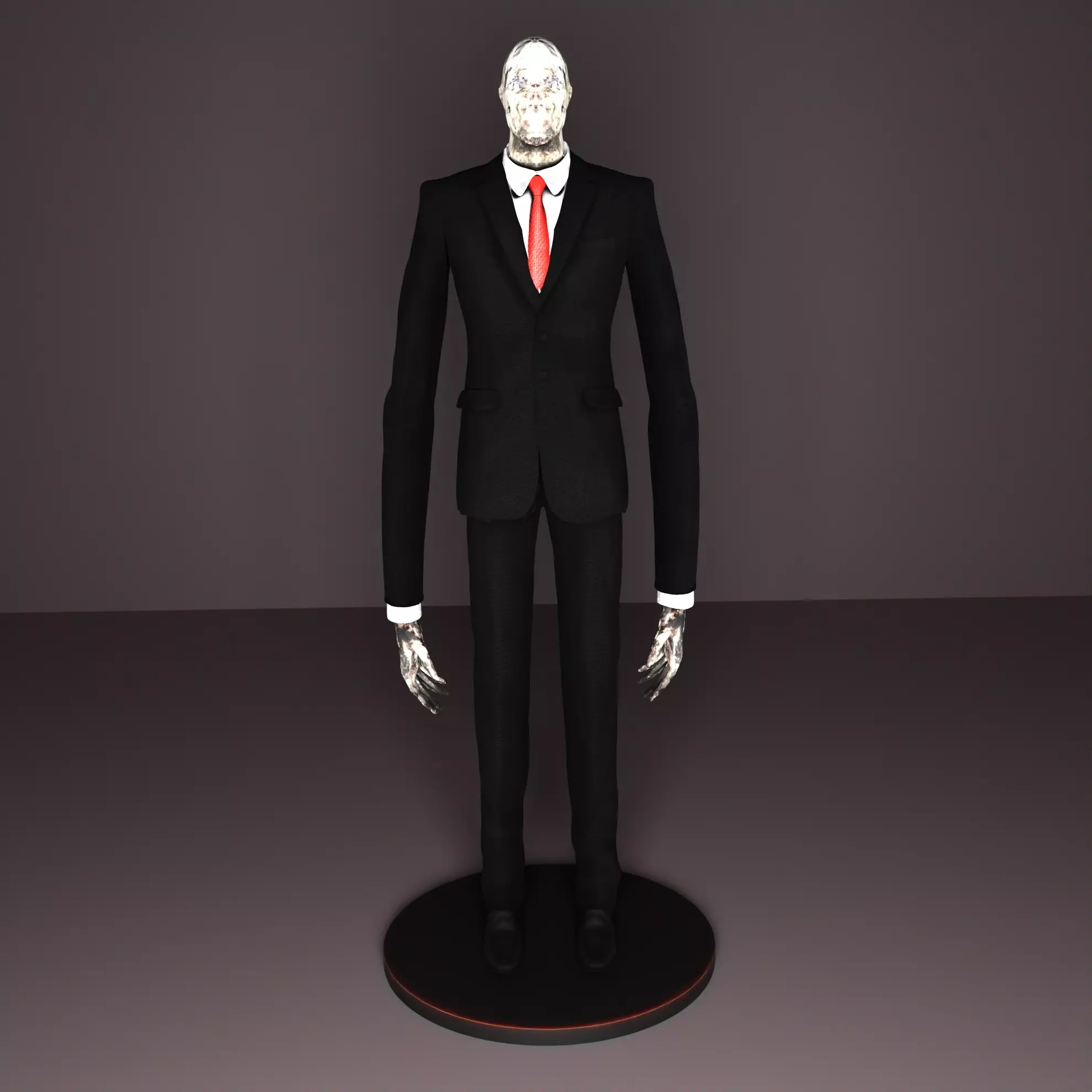 Slender Man 3D print model_0
