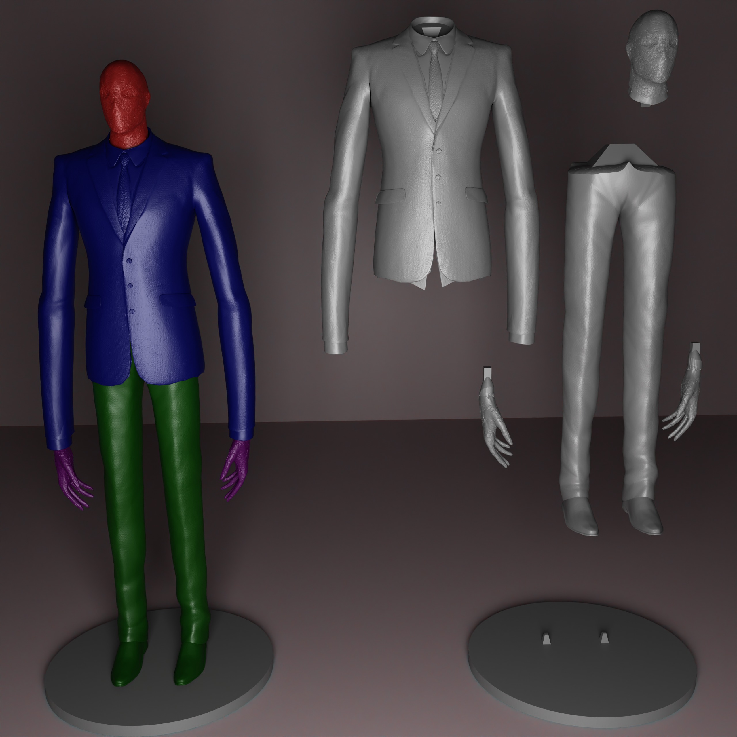 Slender Man 3D print model_10