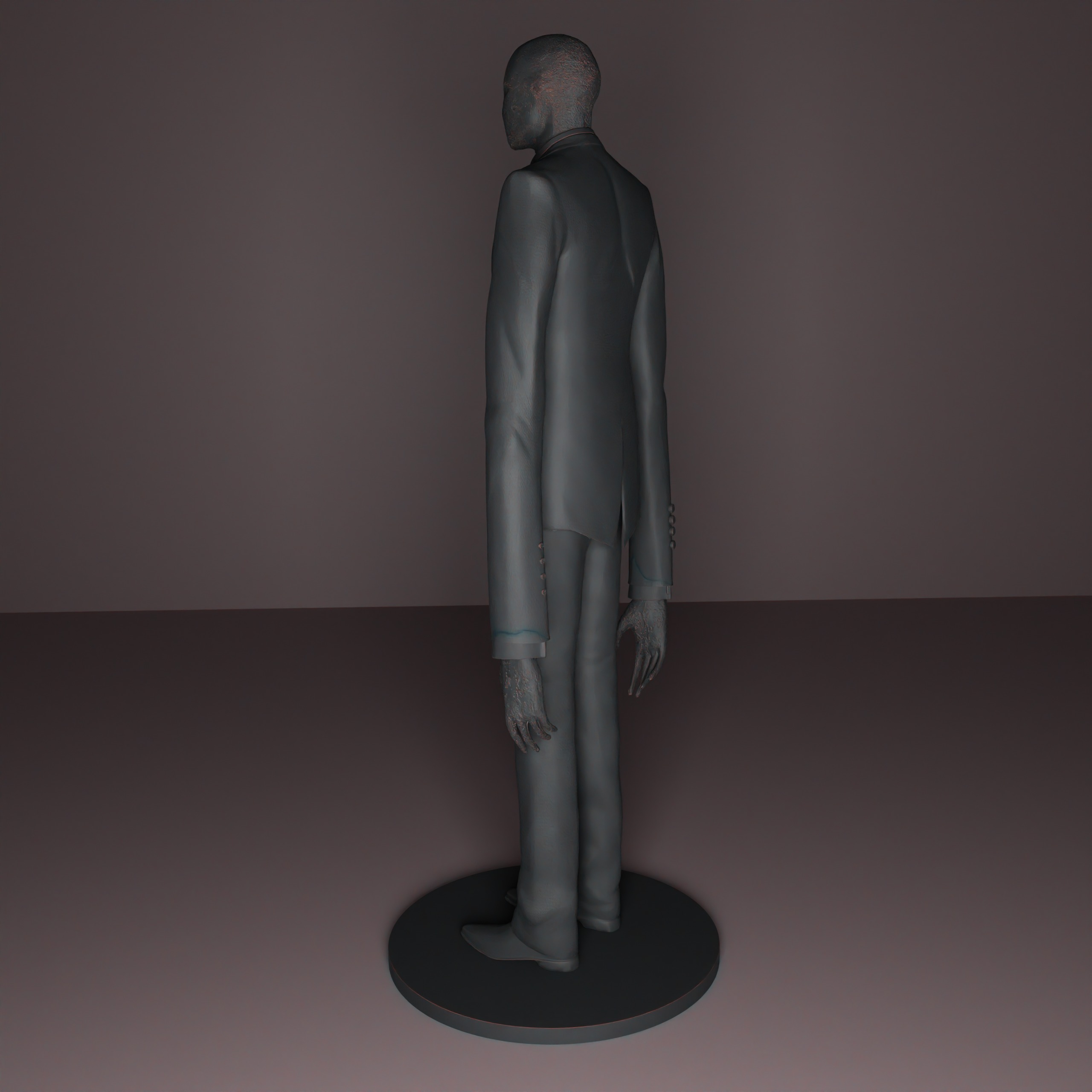 Slender Man 3D print model_3
