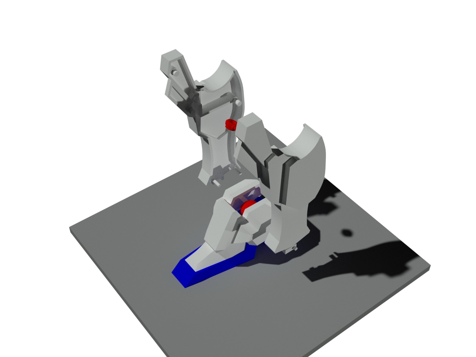 Gundam sandrock custom parts 3D print model_2