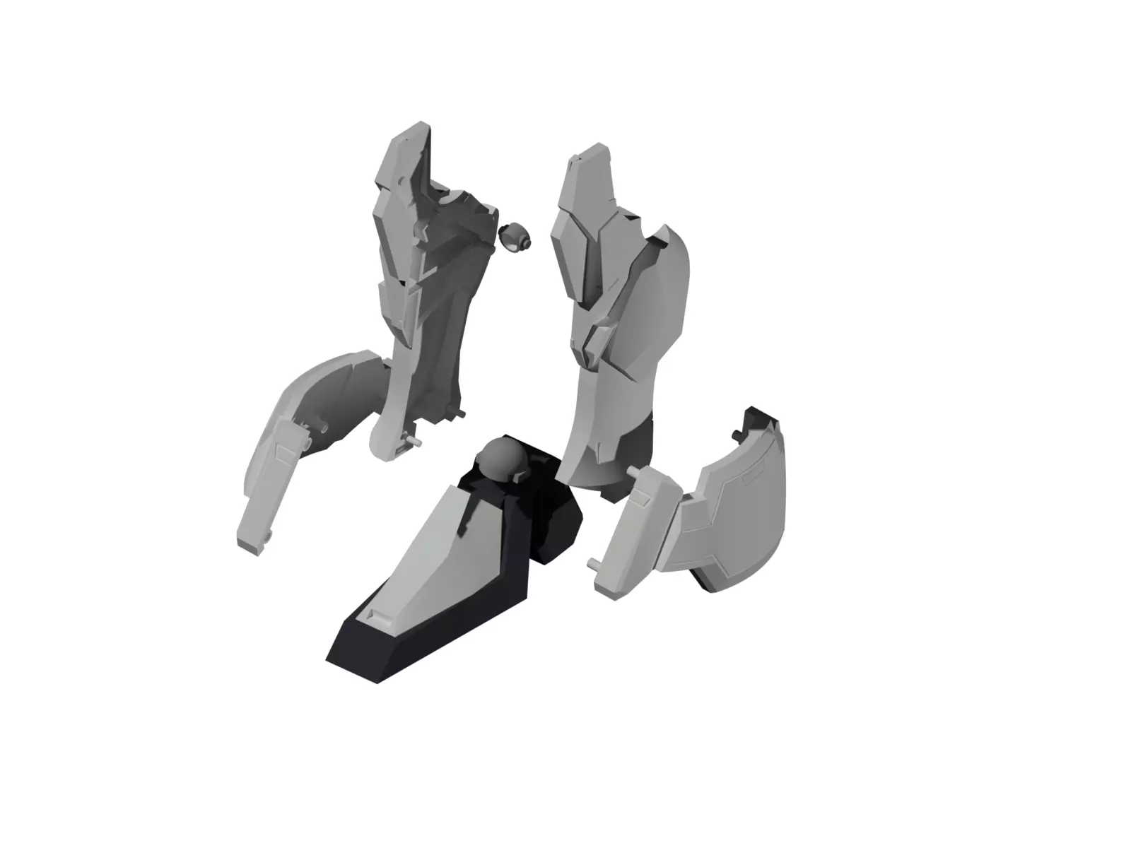 Gundam sandrock custom parts 3D print model_0