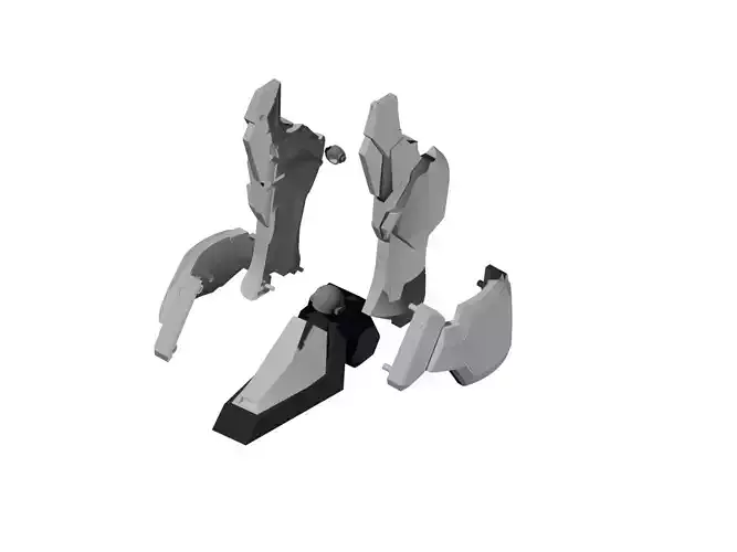Gundam sandrock custom parts 3D print model