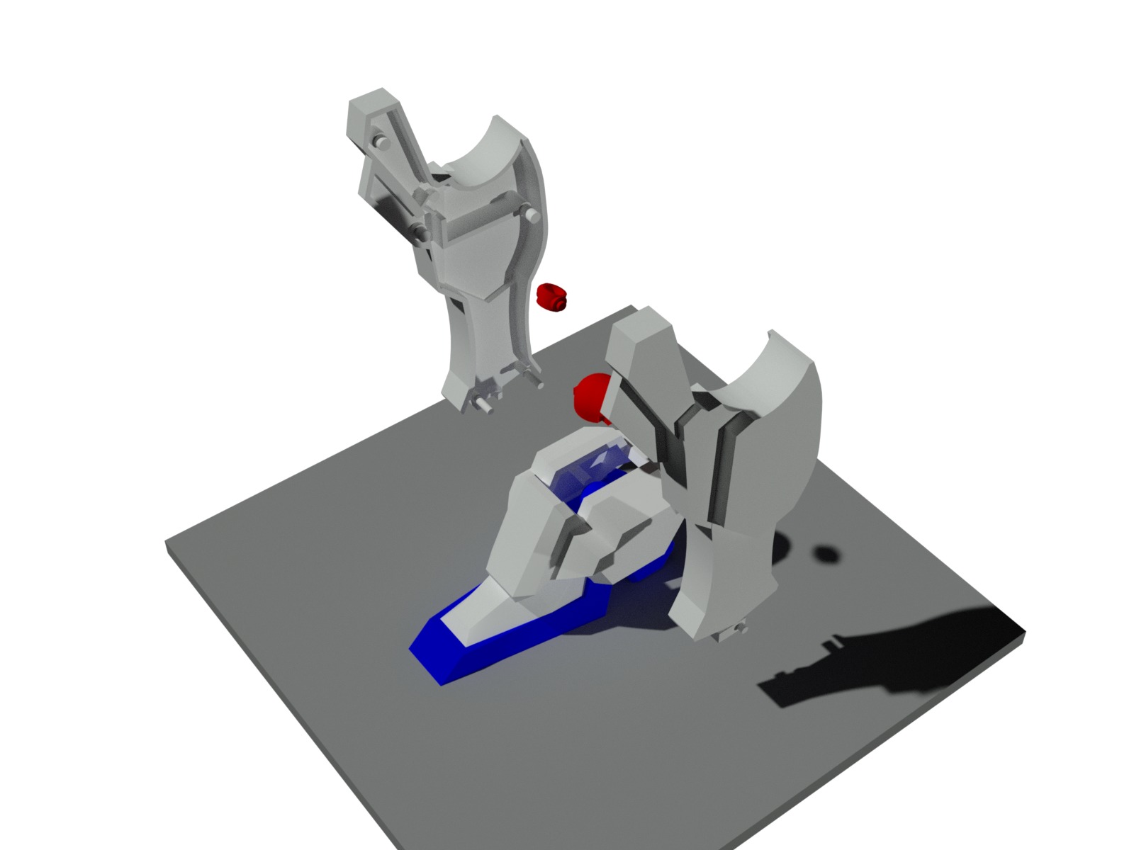 Gundam sandrock custom parts 3D print model_1