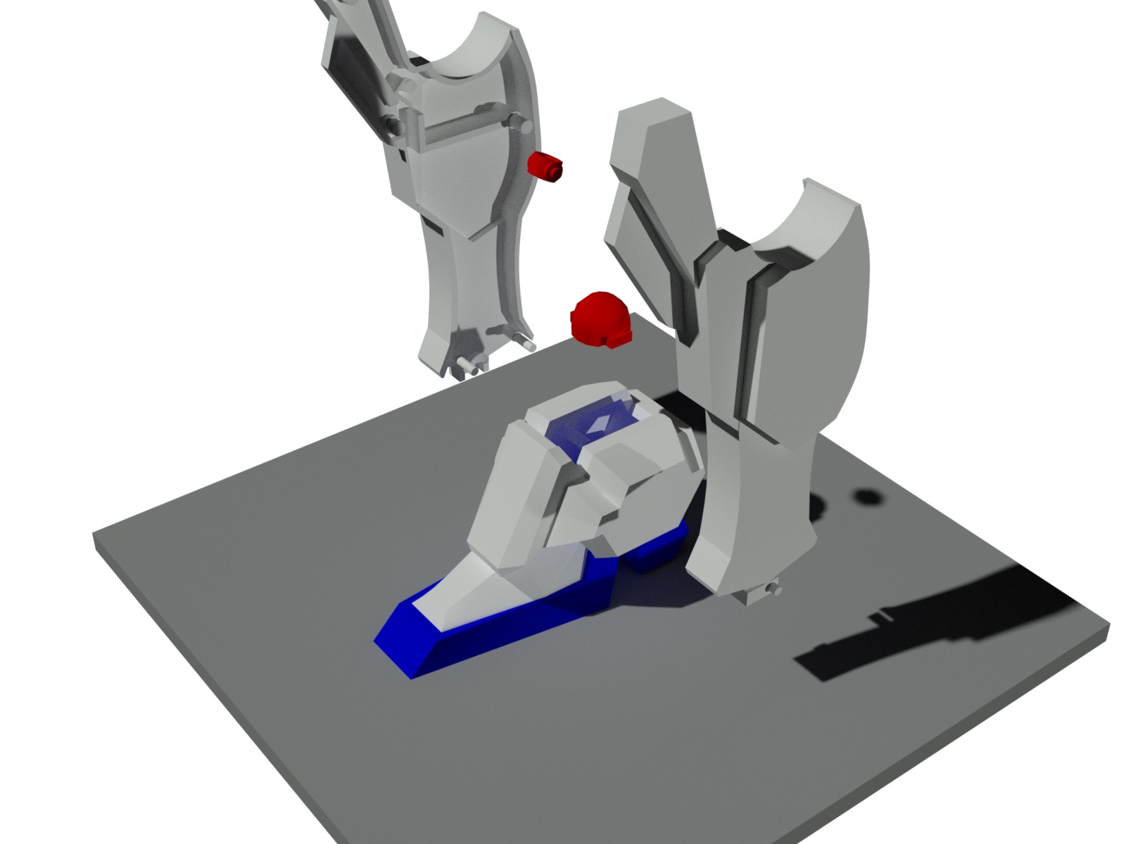 Gundam sandrock custom parts 3D print model_5