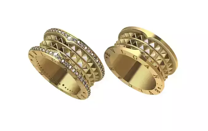 Ring BVLGARI  3D print model