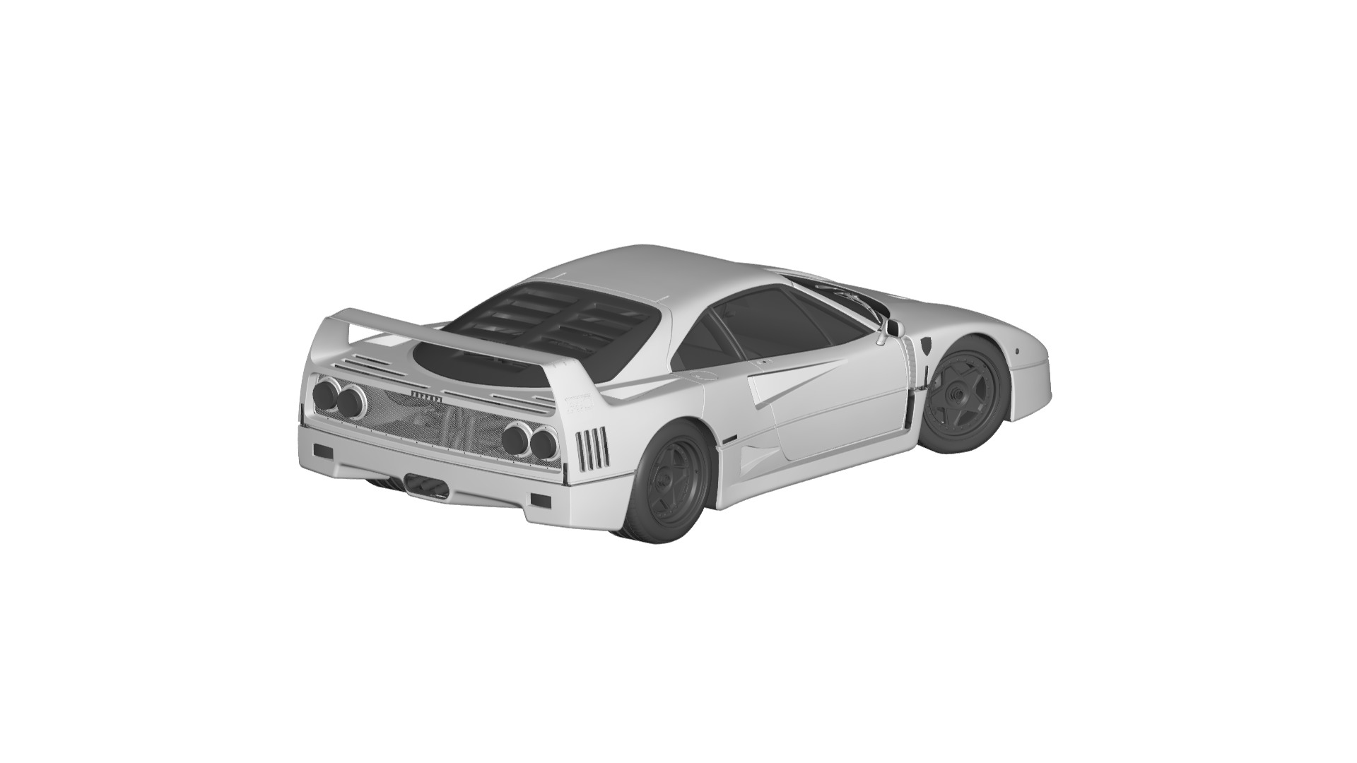Ferrari F40 3D model_1
