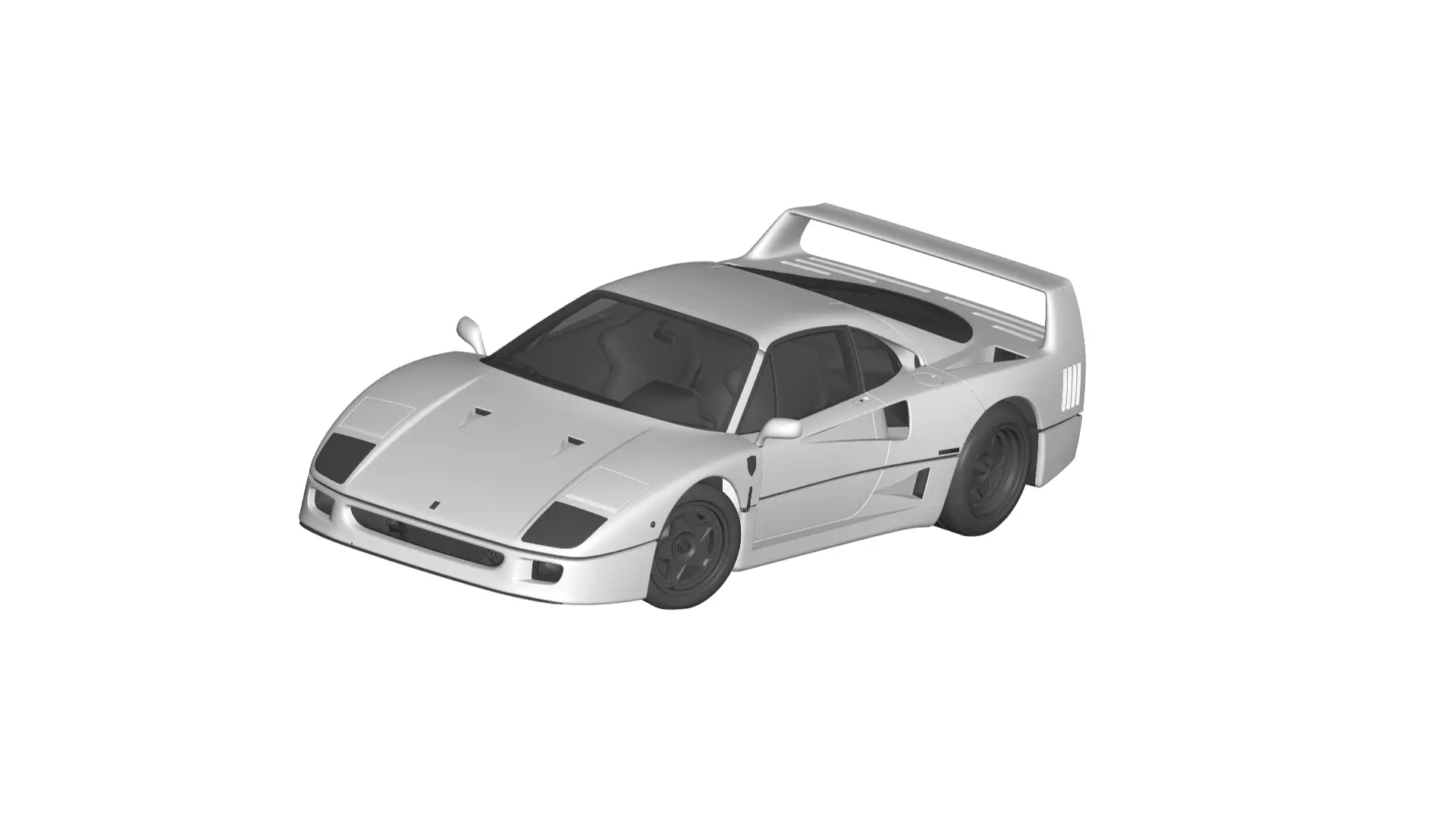 Ferrari F40 3D model_0
