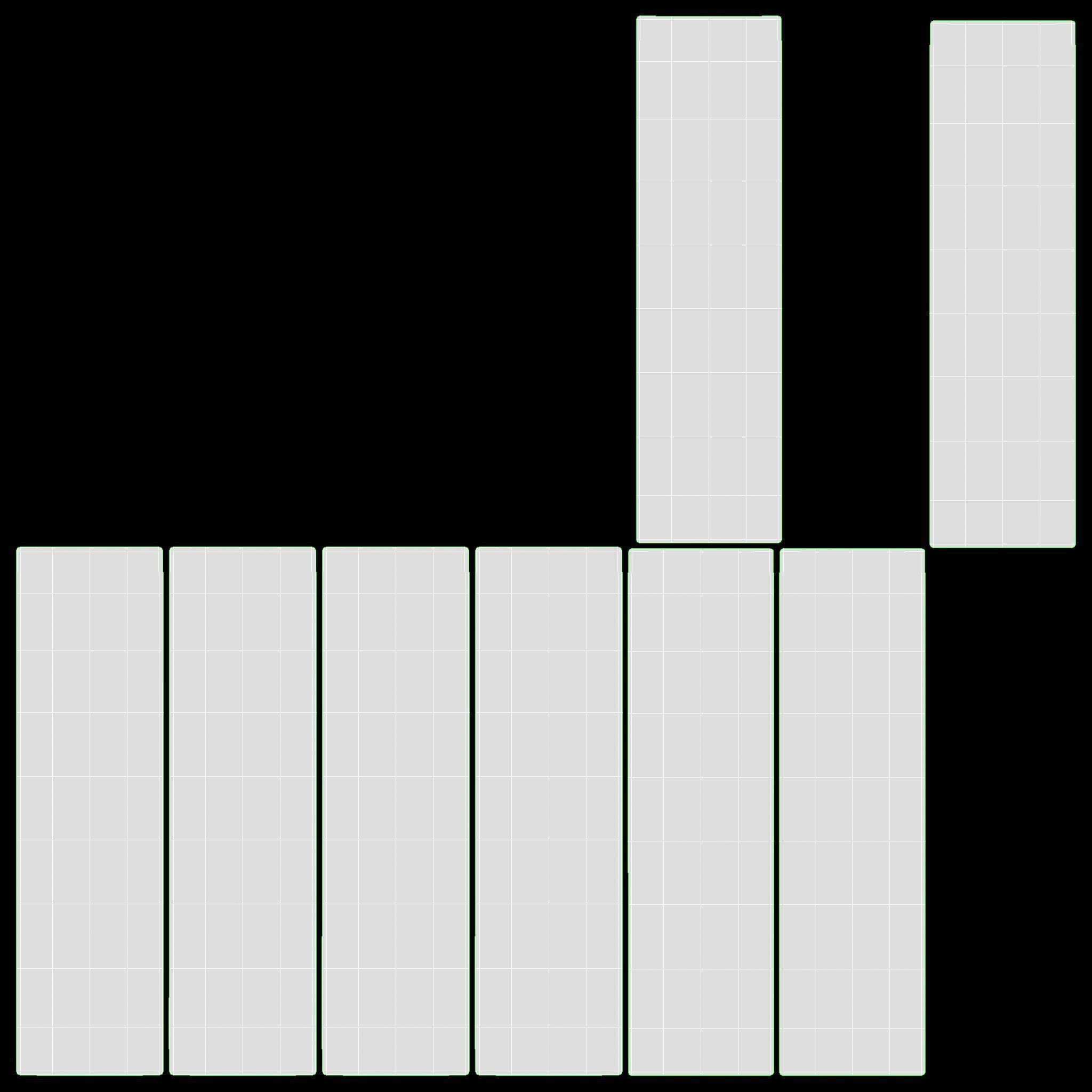 Juice bottle set mockup 3D model_16