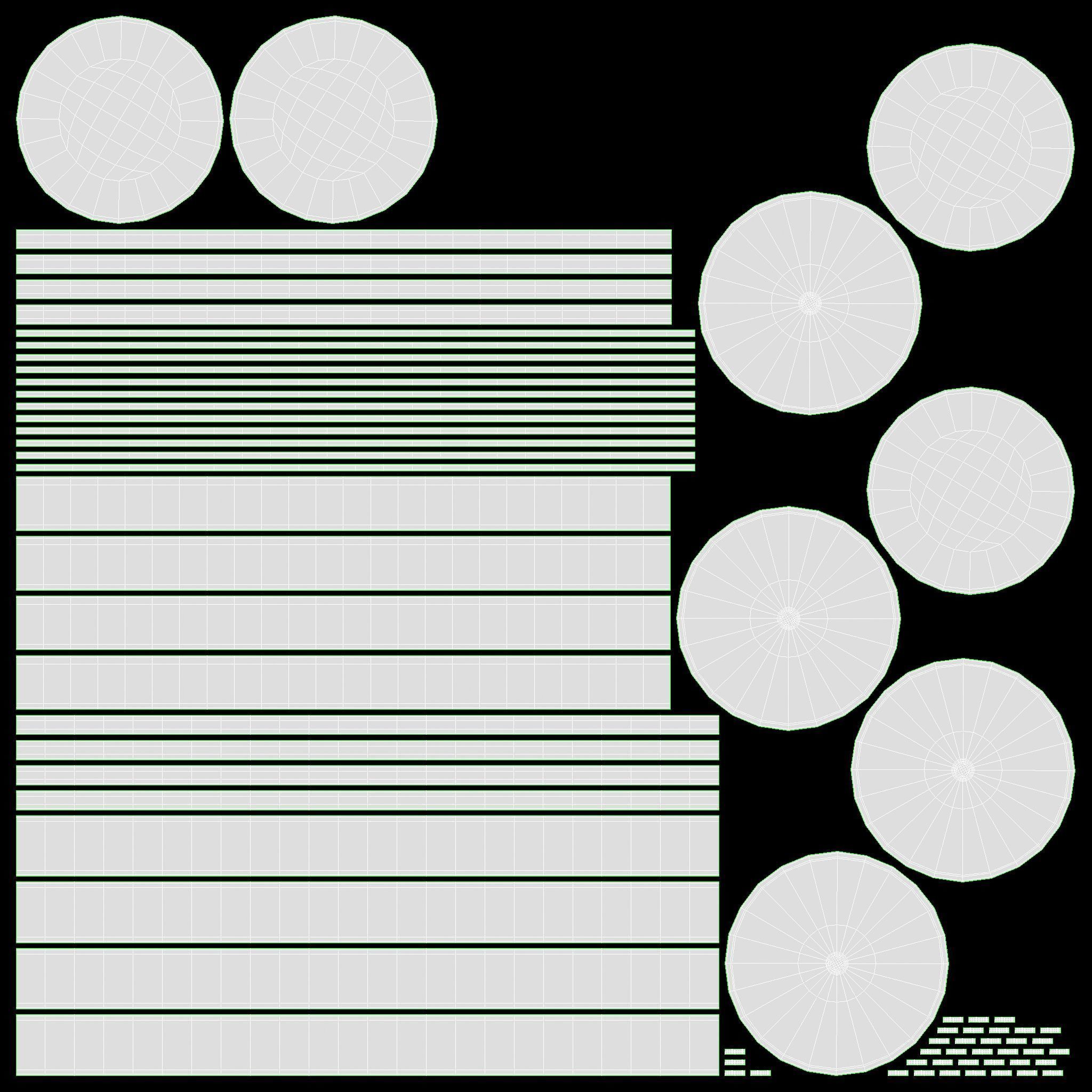 Juice bottle set mockup 3D model_11