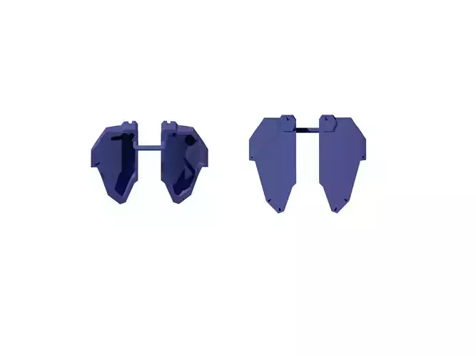 Gundam sandrock custom parts 3D print model Gundam sandrock custom parts 3D print model