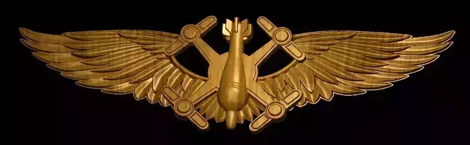 Unmanned Aerial Vehicle Operator Award 3D print model