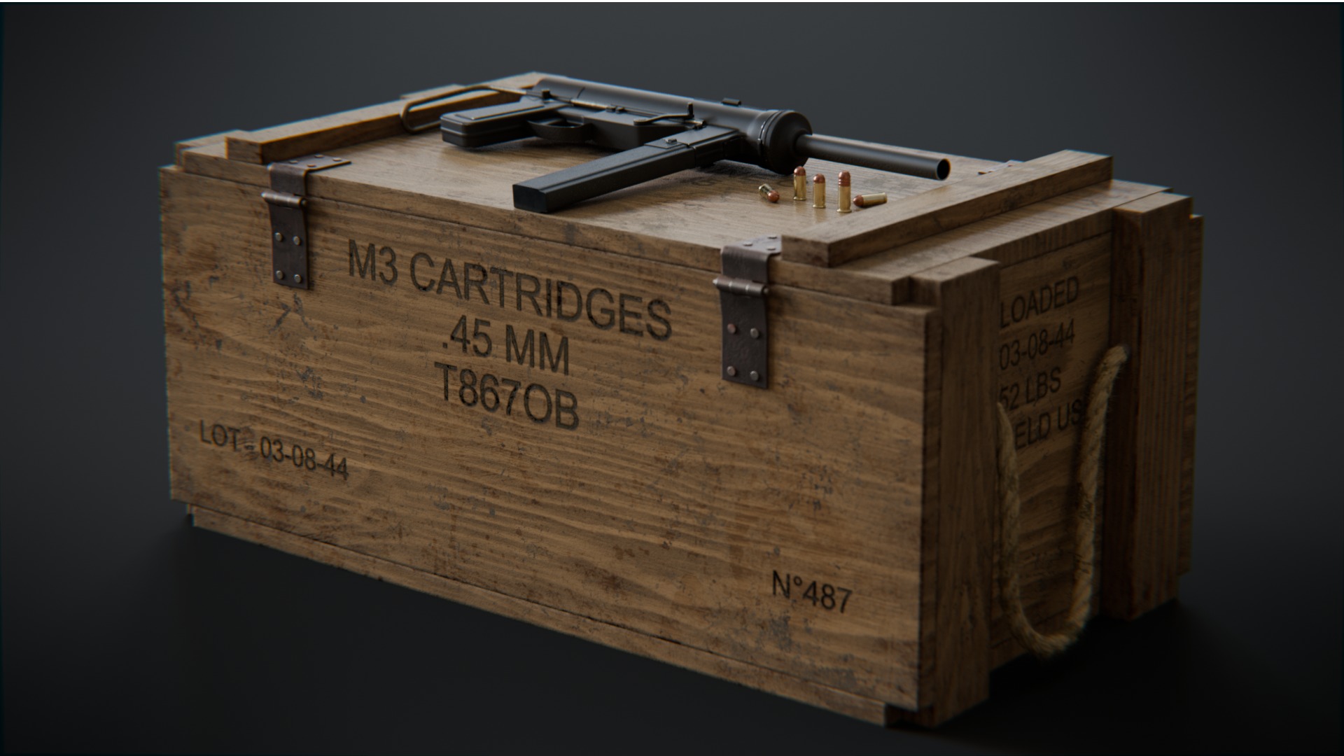 Underground Bunker 3d Scene 3D model_9