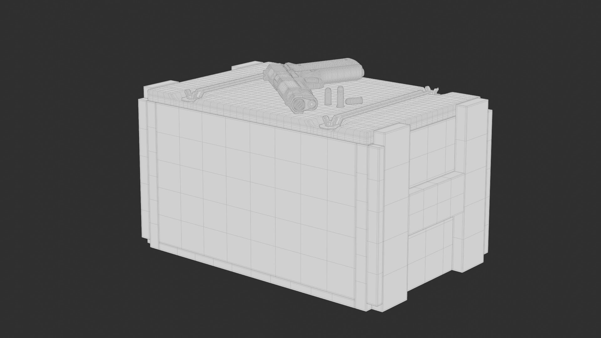 Underground Bunker 3d Scene 3D model_19