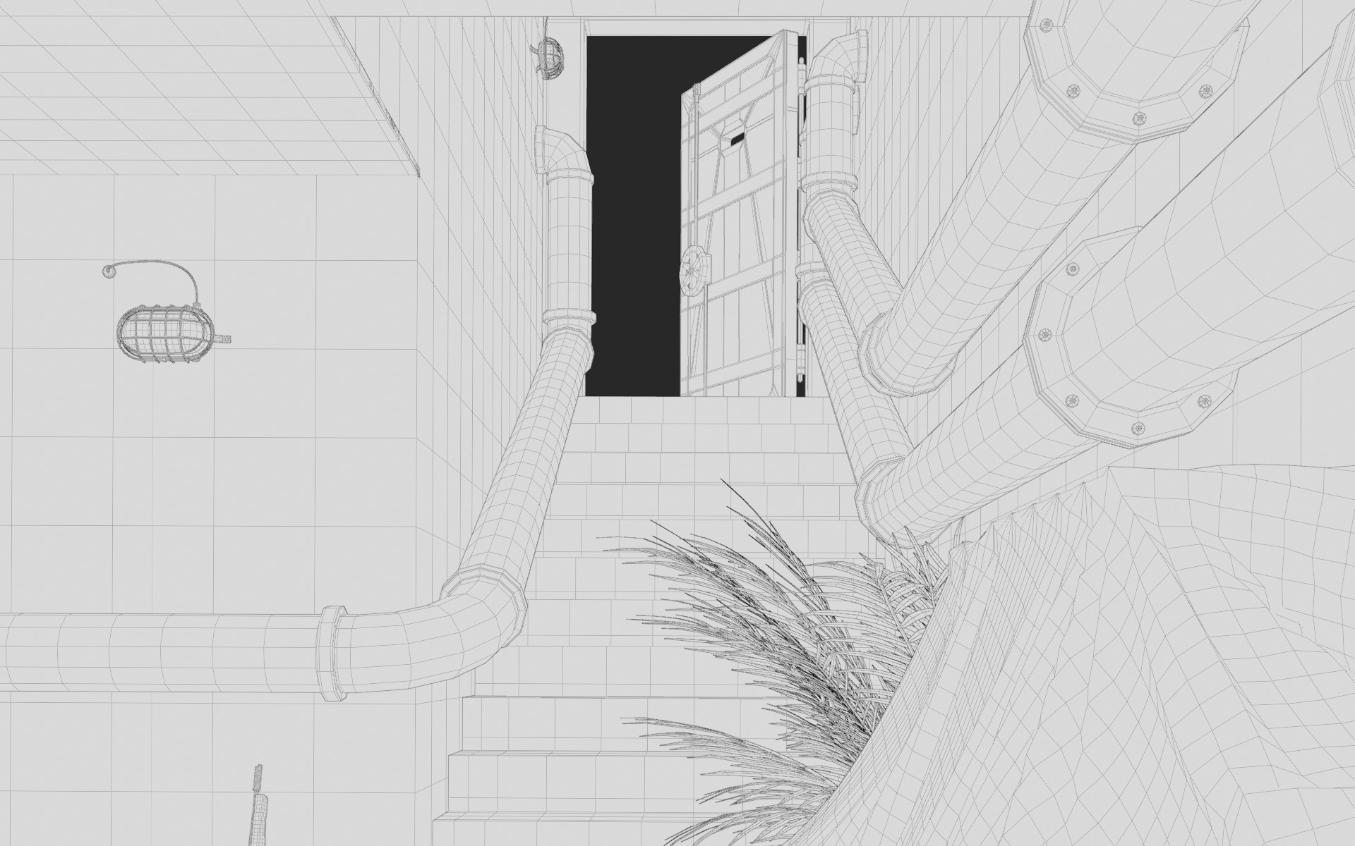 Underground Bunker 3d Scene 3D model_13