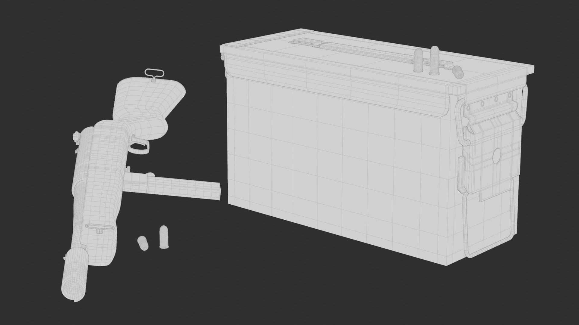 Underground Bunker 3d Scene 3D model_16