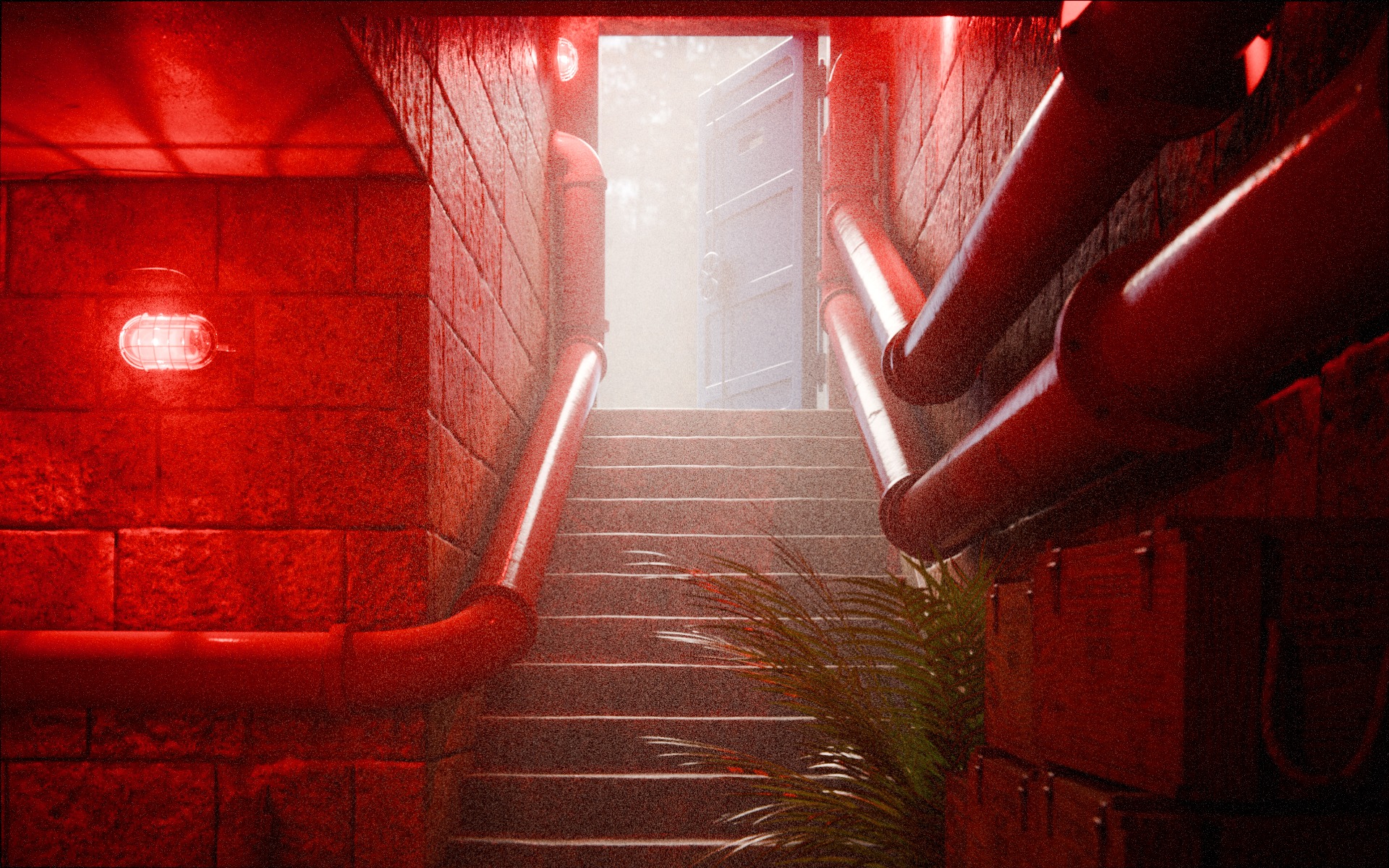 Underground Bunker 3d Scene 3D model_1