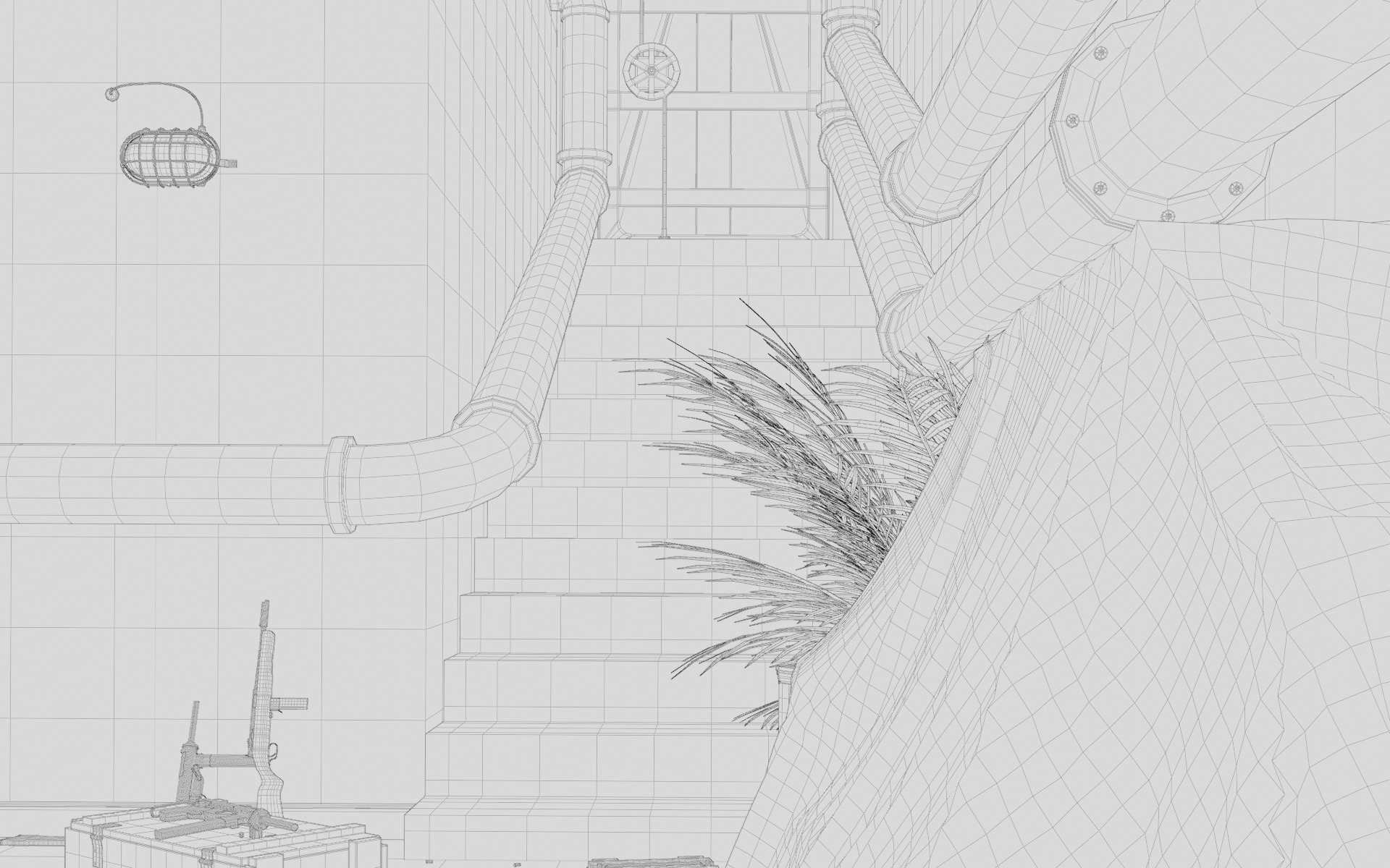 Underground Bunker 3d Scene 3D model_18