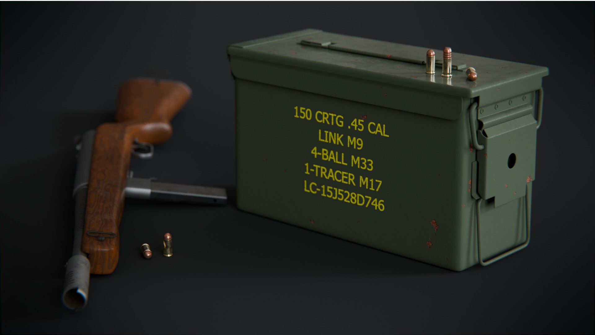 Underground Bunker 3d Scene 3D model_4