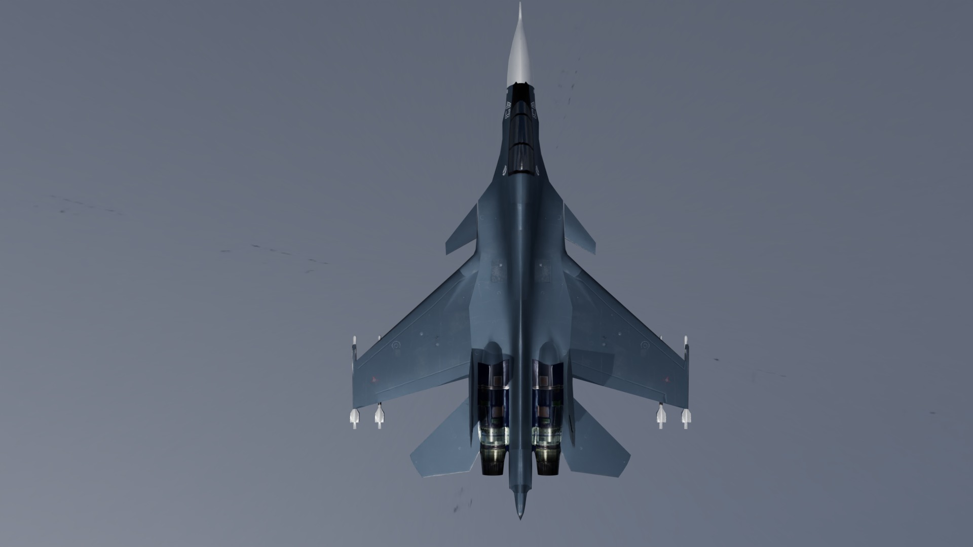SUkhoi -30 mk Low-poly 3D model_1