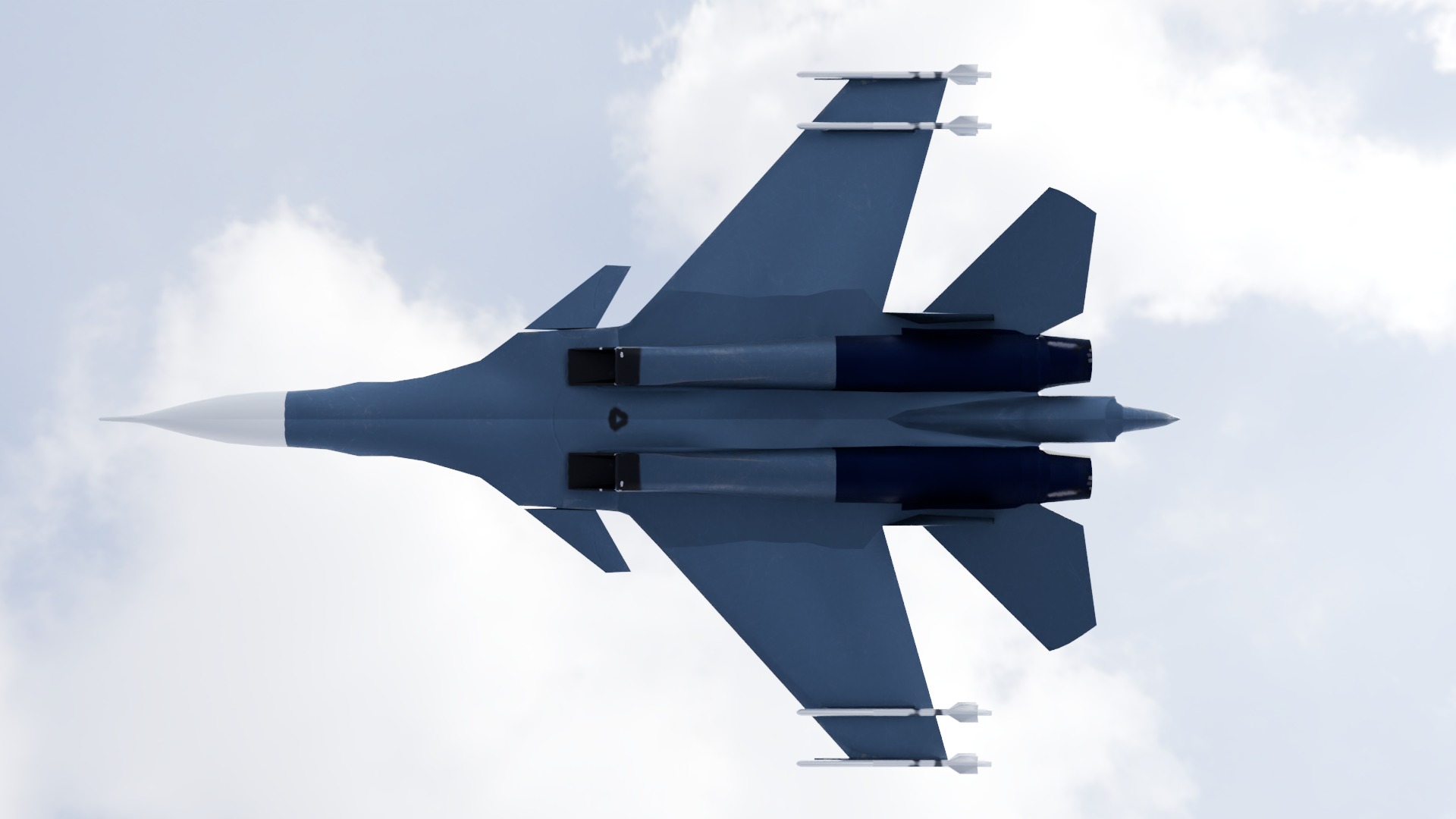 SUkhoi -30 mk Low-poly 3D model_3