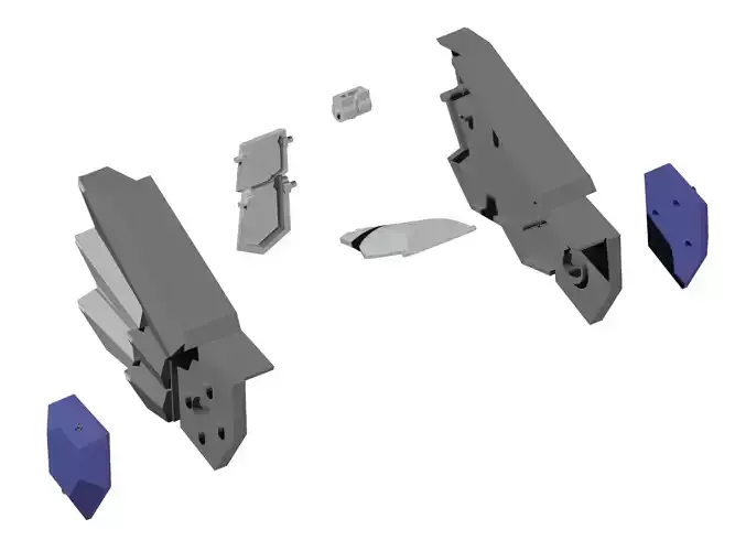 Gundam sandrock custom parts