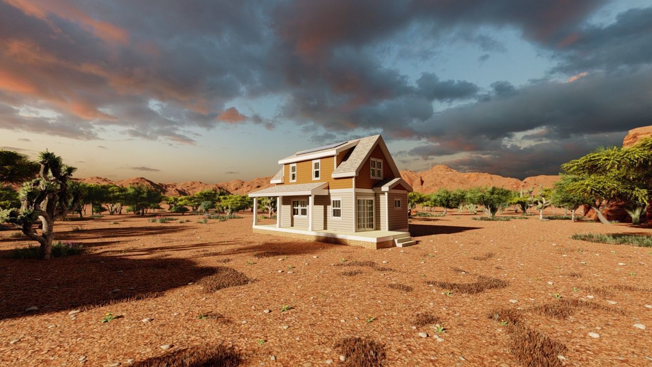 old house-Old Abandoned House 3D model_1