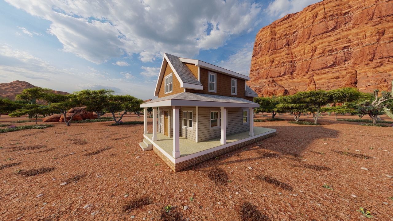 old house-Old Abandoned House 3D model_24