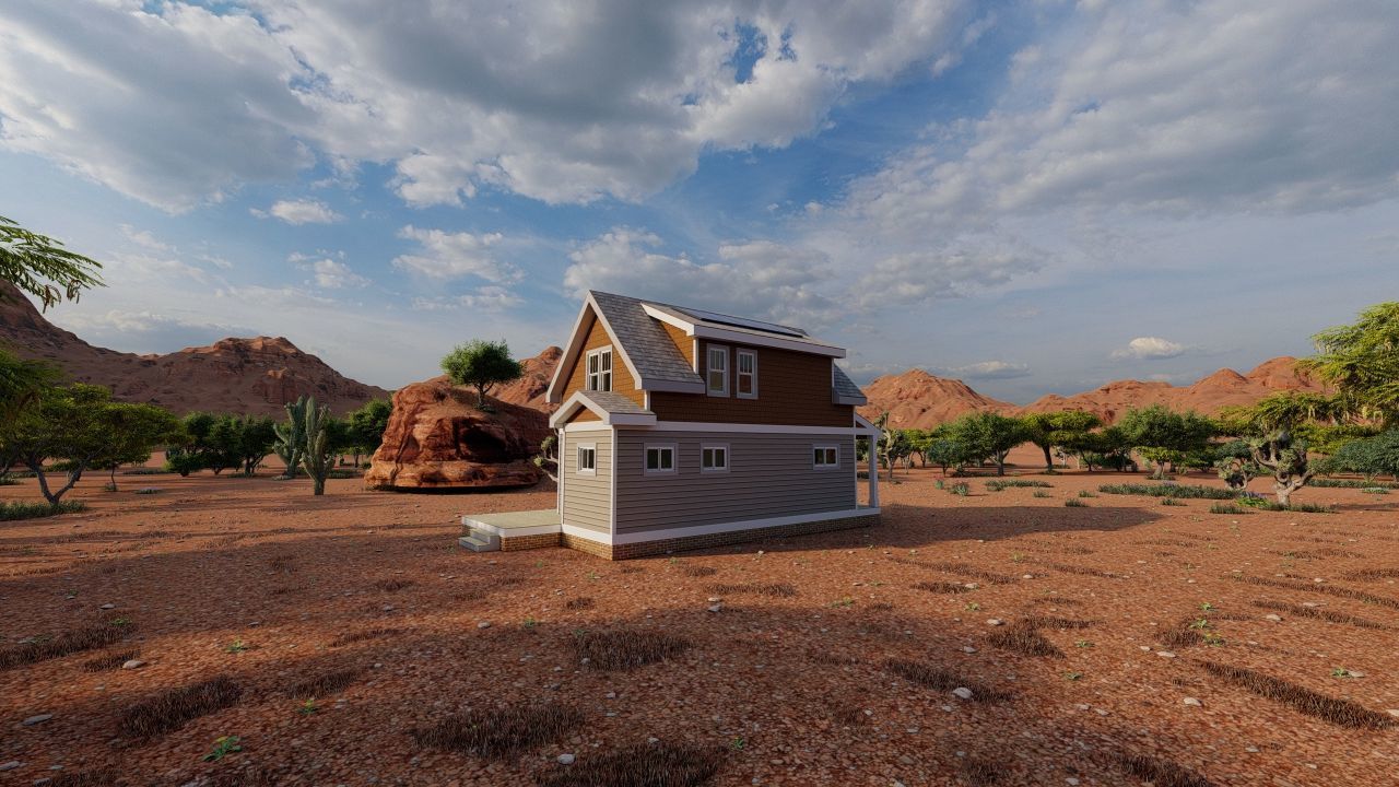 old house-Old Abandoned House 3D model_11