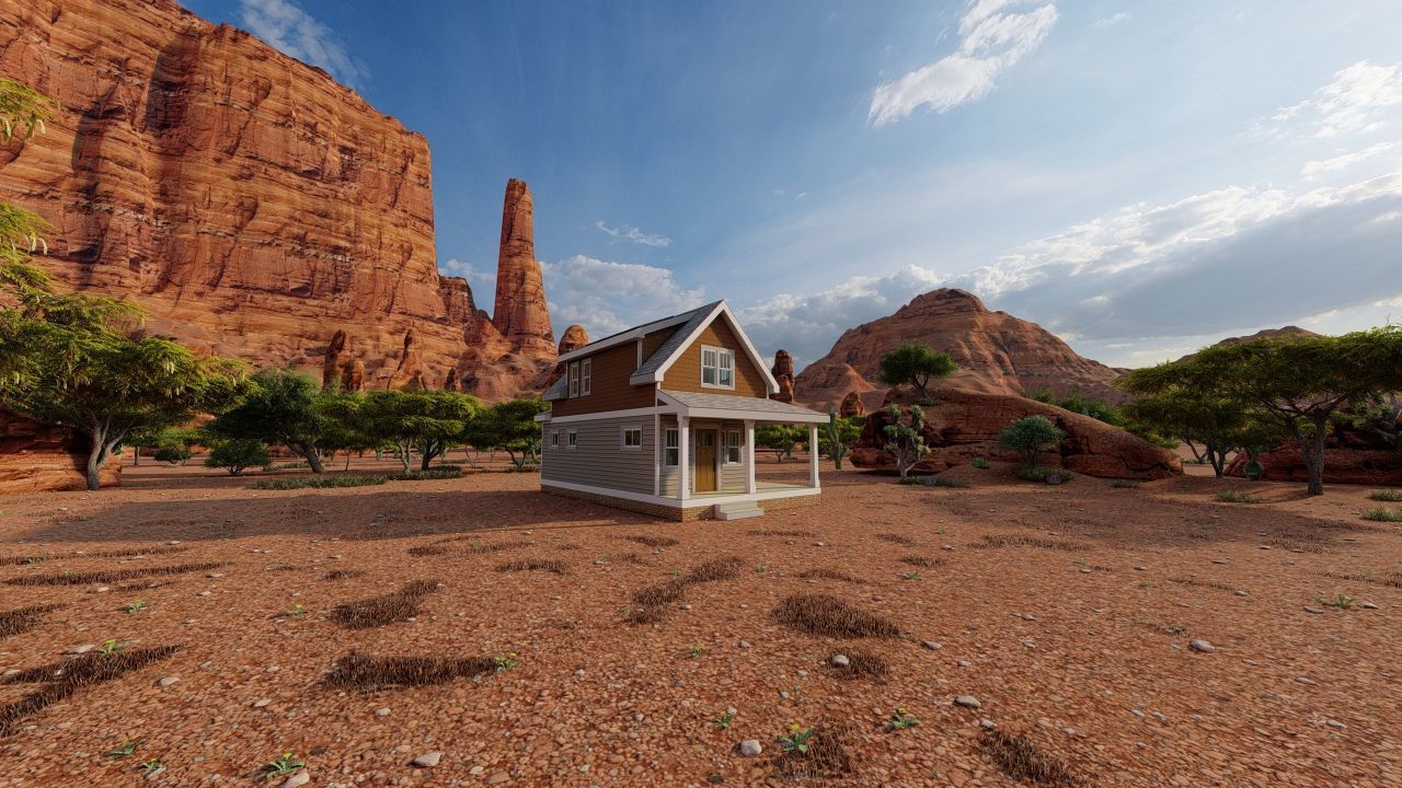 old house-Old Abandoned House 3D model_9