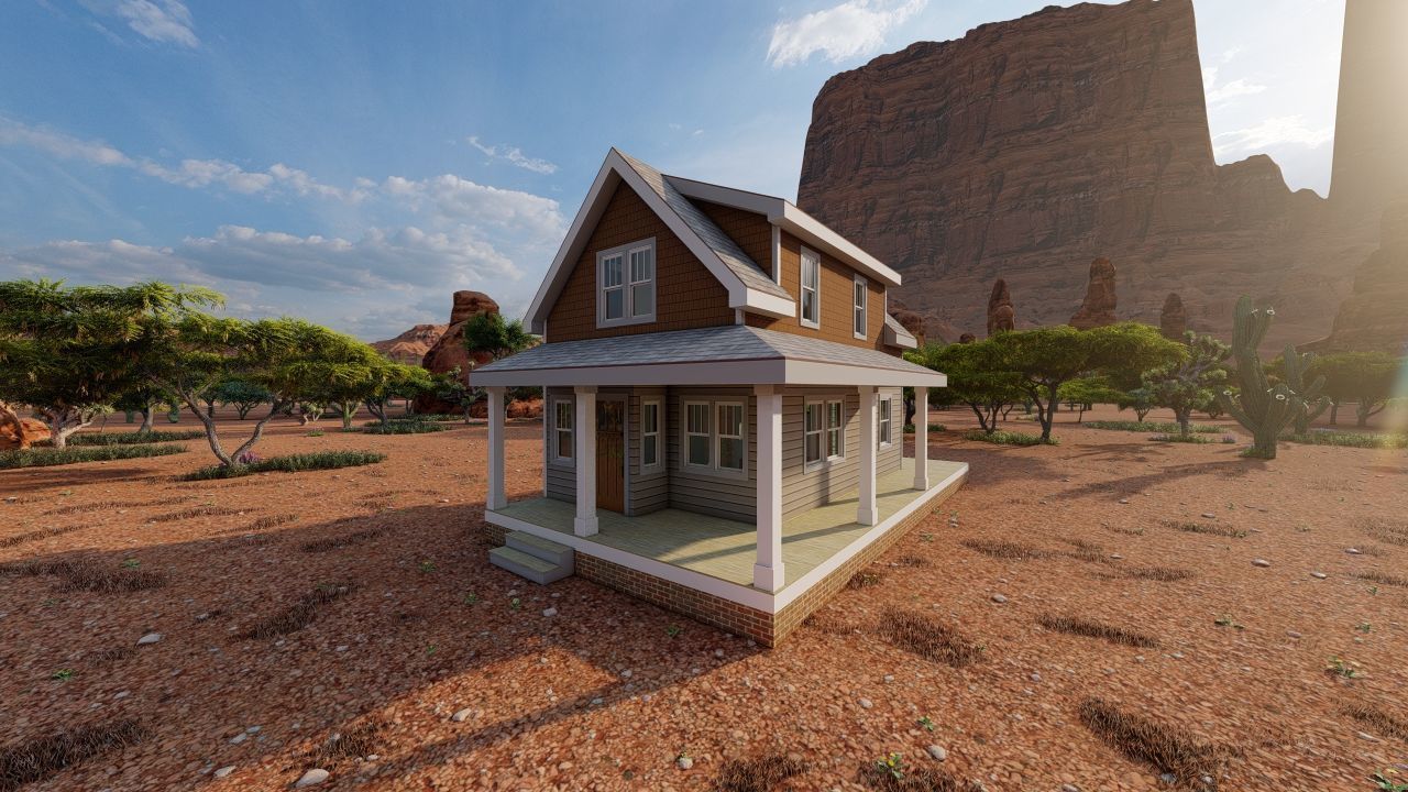 old house-Old Abandoned House 3D model_3