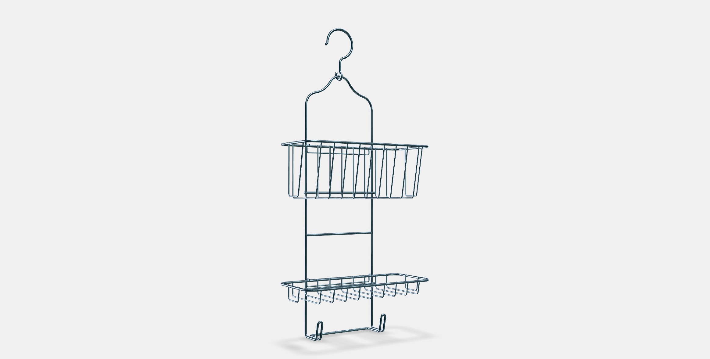 KROKFJORDEN Soap holder for shower 2 levels Low-poly 3D model_4