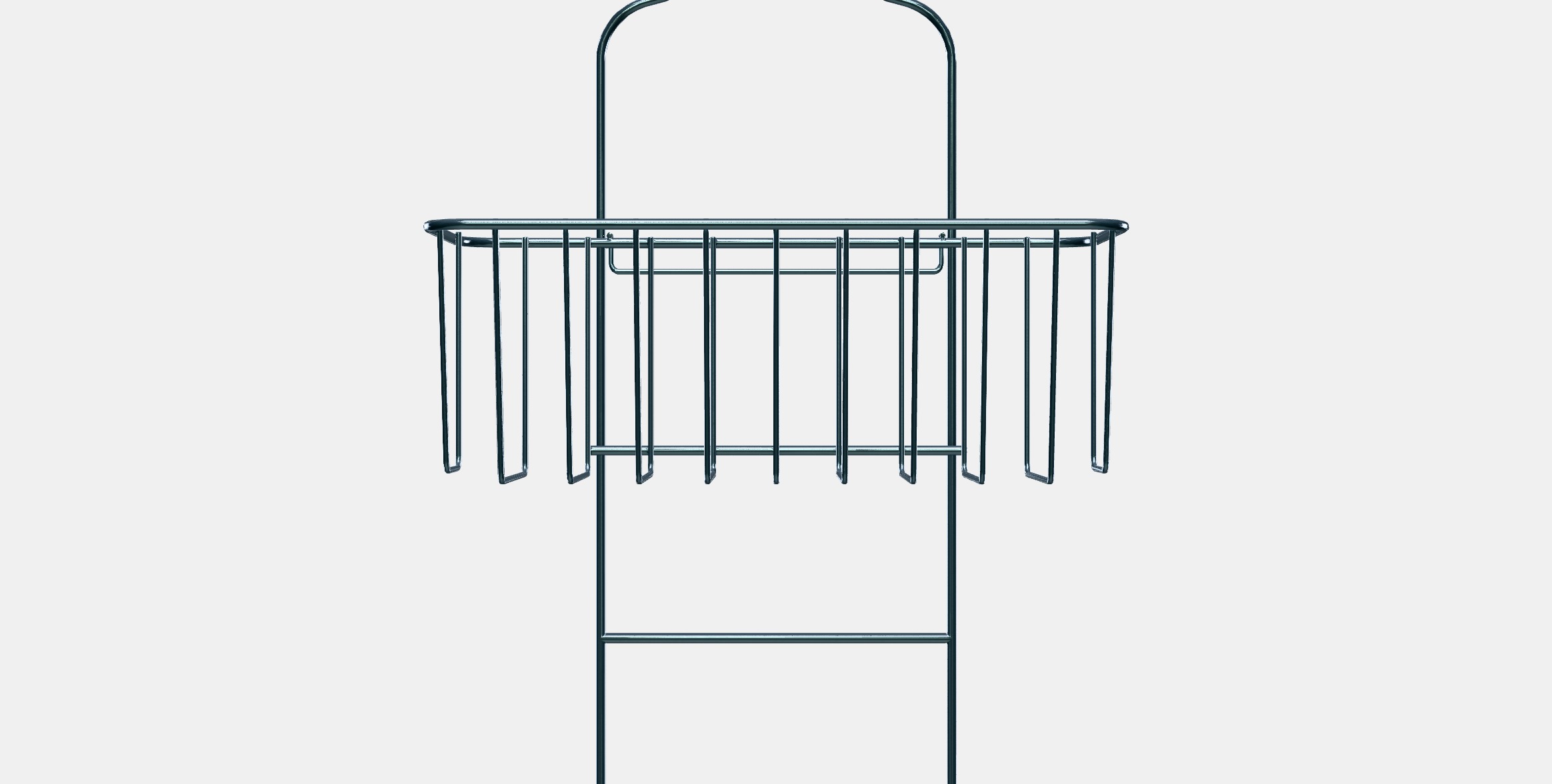 KROKFJORDEN Soap holder for shower 2 levels Low-poly 3D model_10